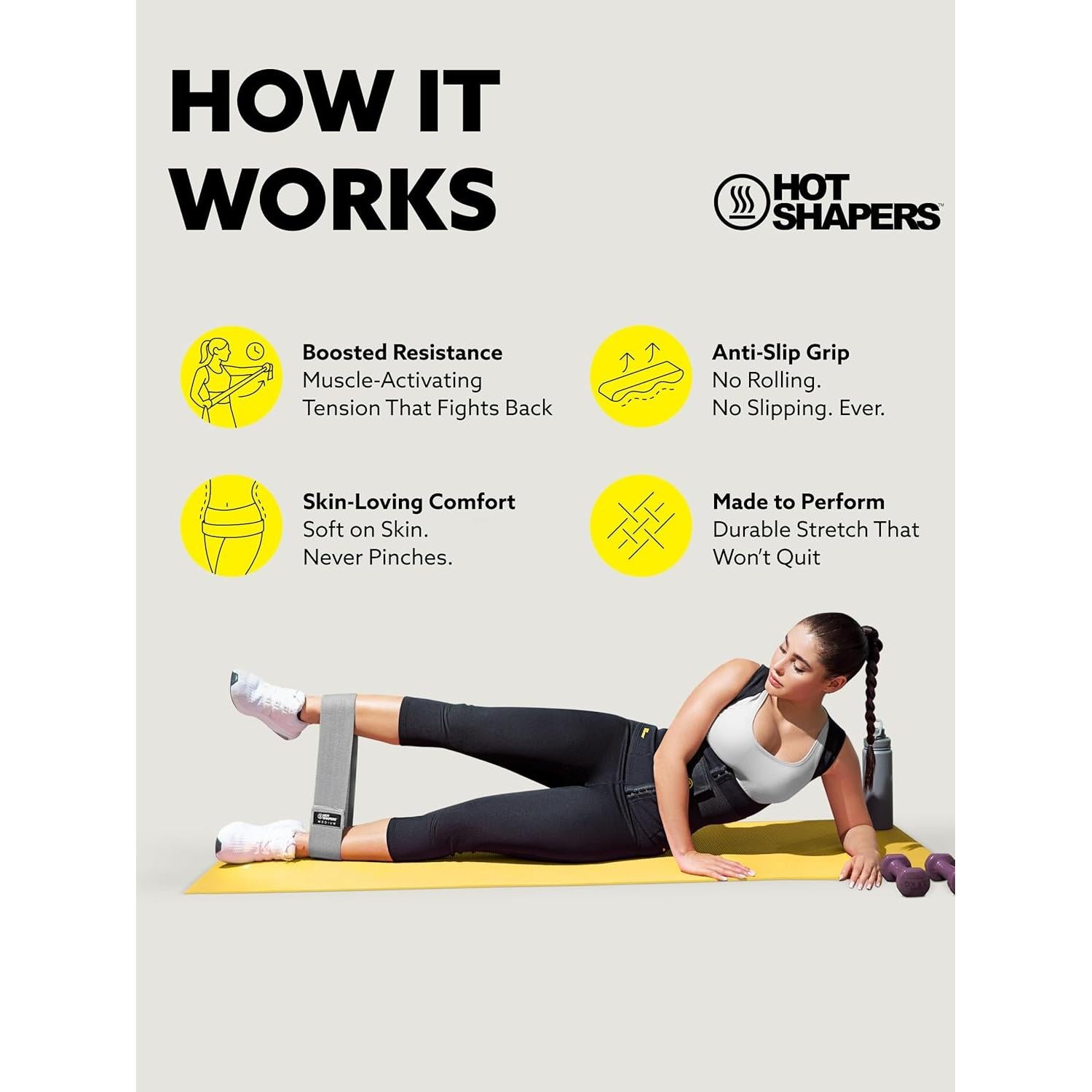 Set de Bandas de Resistencia Hot Shapers - Ejercicio en Casa