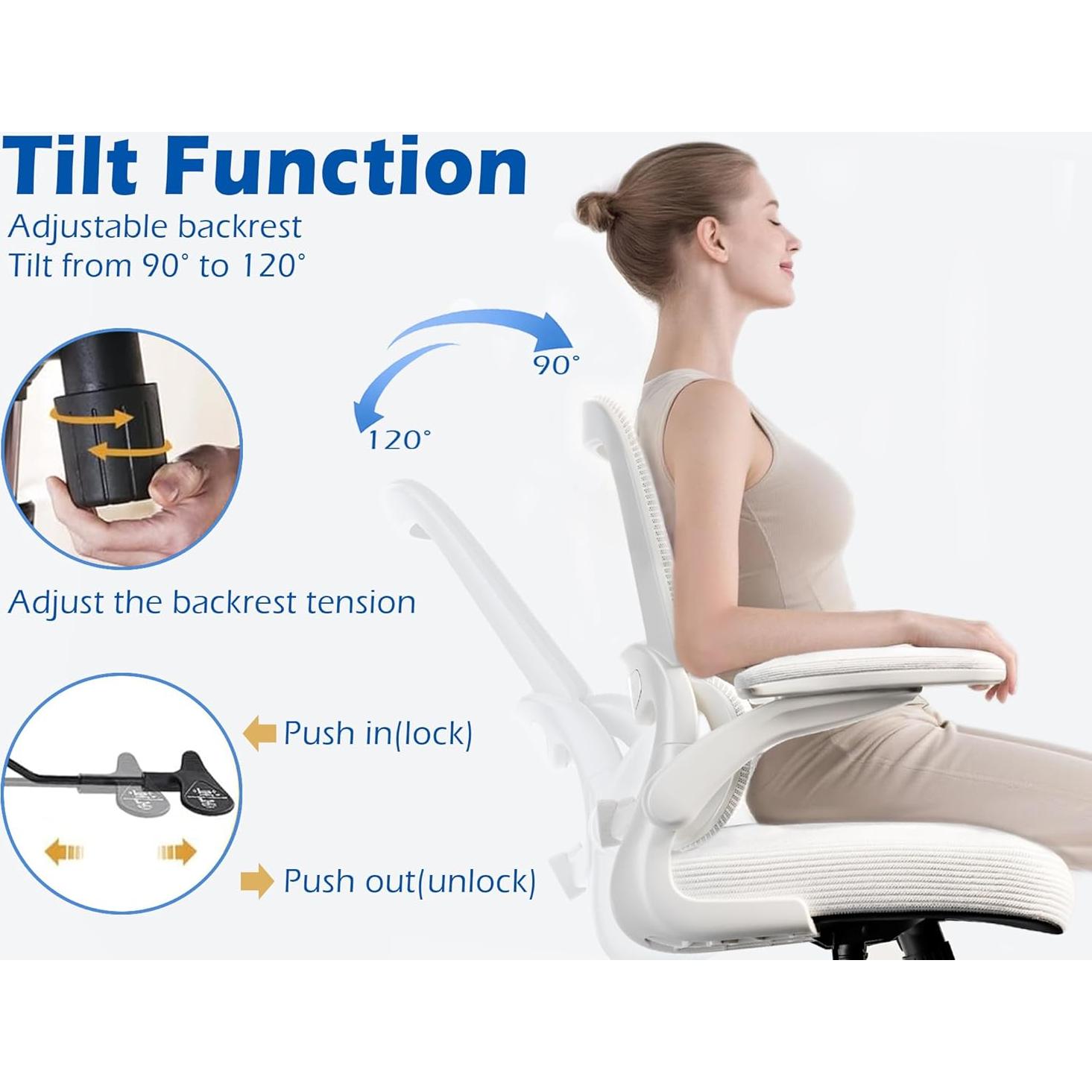 Silla de Oficina Ergonómica TRALT YX001-4 con Soporte Lumbar