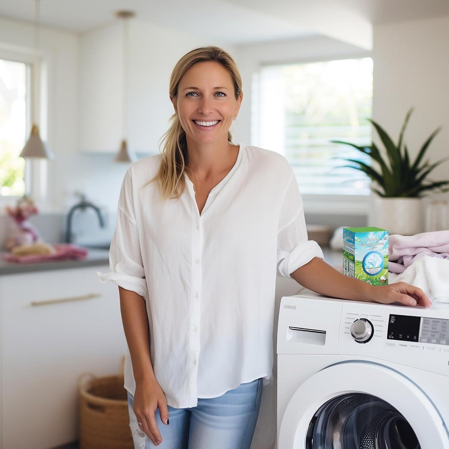 Hojas de Detergente Ecológico 120 Unidades 5 STAR Flor de Coco