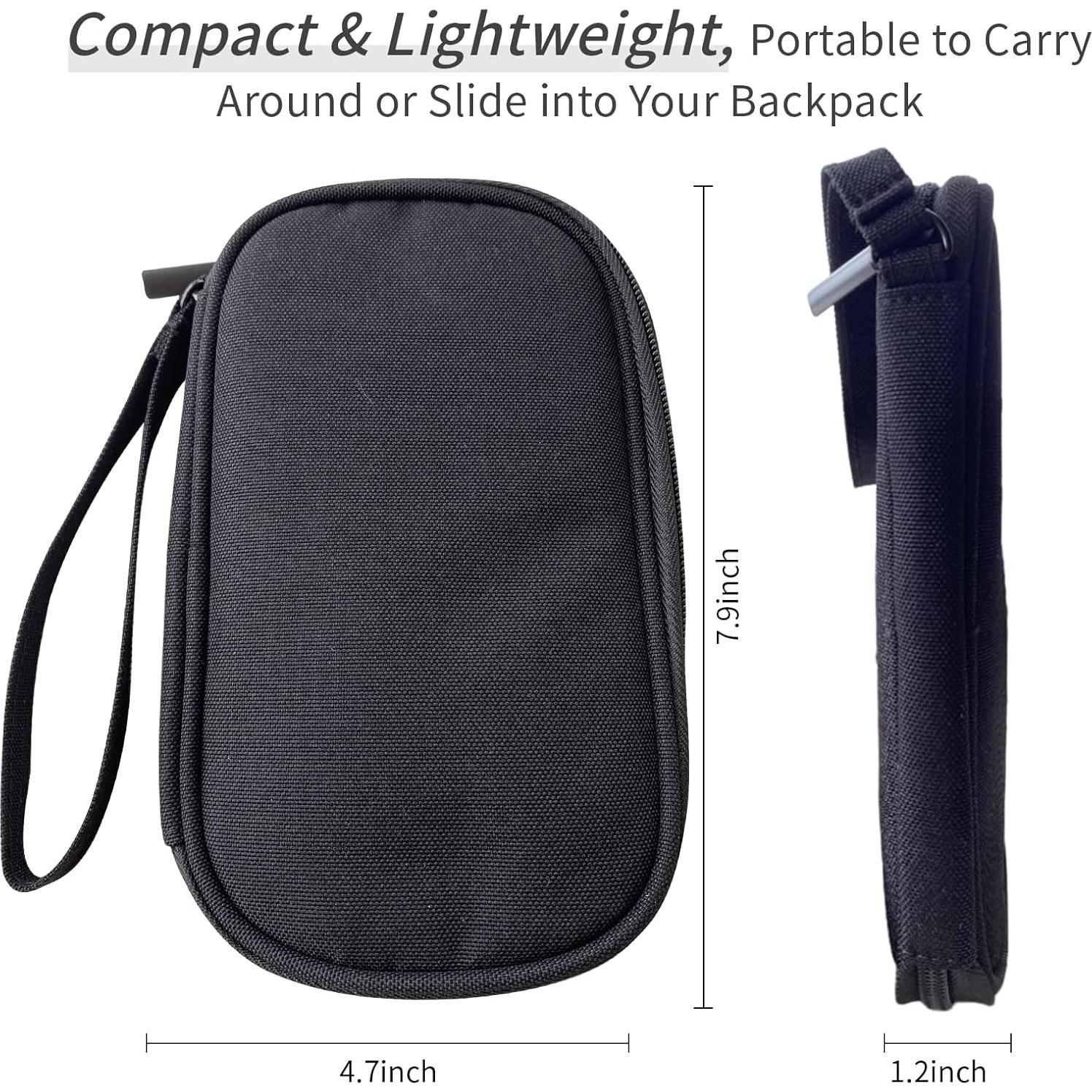 Organizador Electrónico de Viaje DLDD - Estuche para Cables Negro