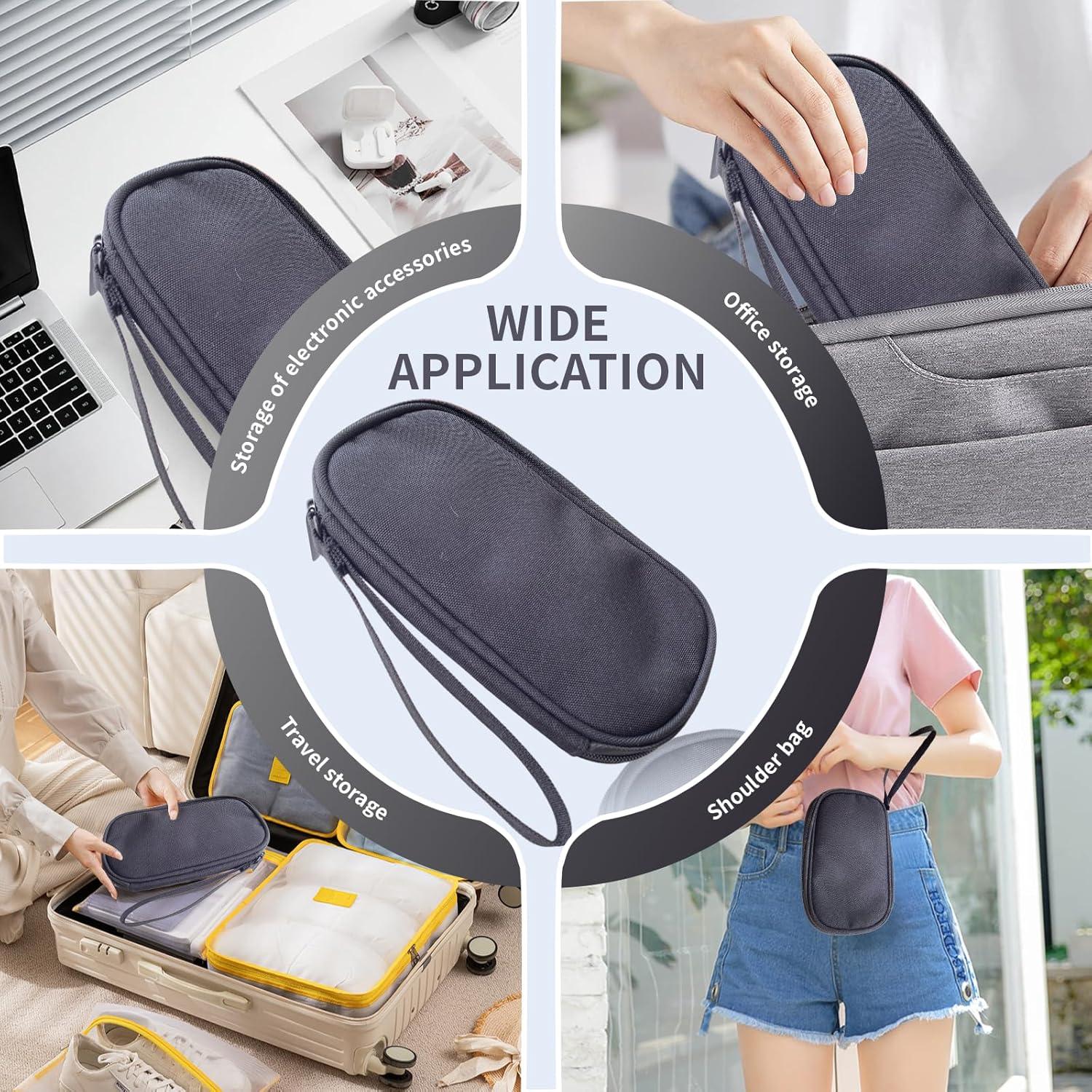 Organizador Electrónico de Viaje DLDD - Estuche para Cables Negro