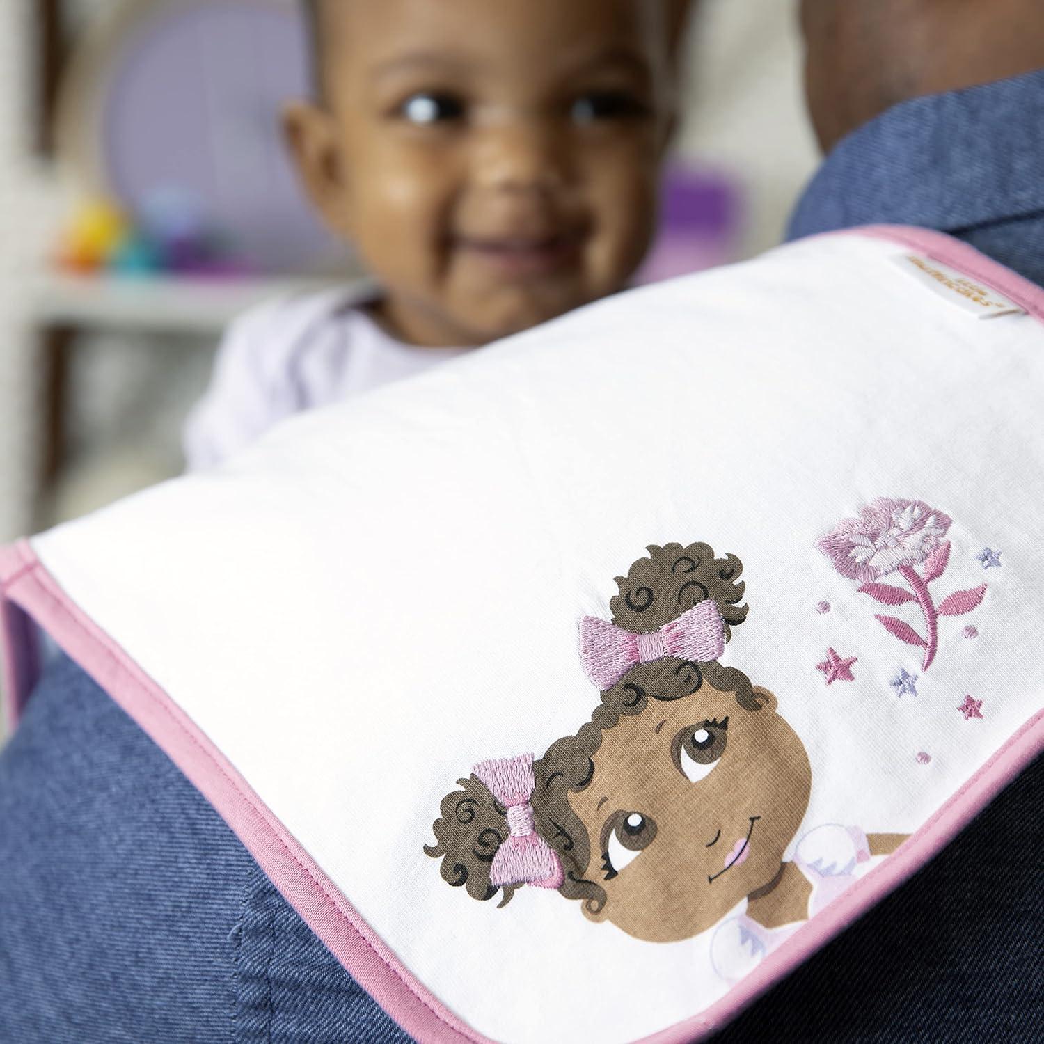 Paquete de 3 Paños para Eructar Little Muffincakes Rosa