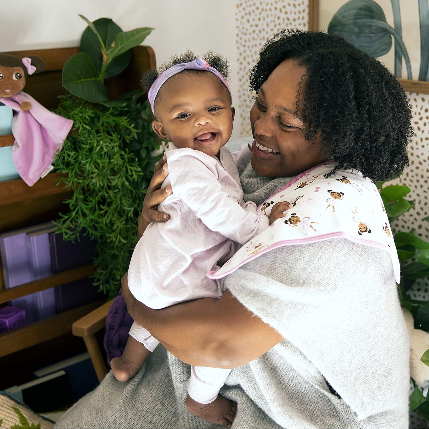 Paquete de 3 Paños para Eructar Little Muffincakes Rosa