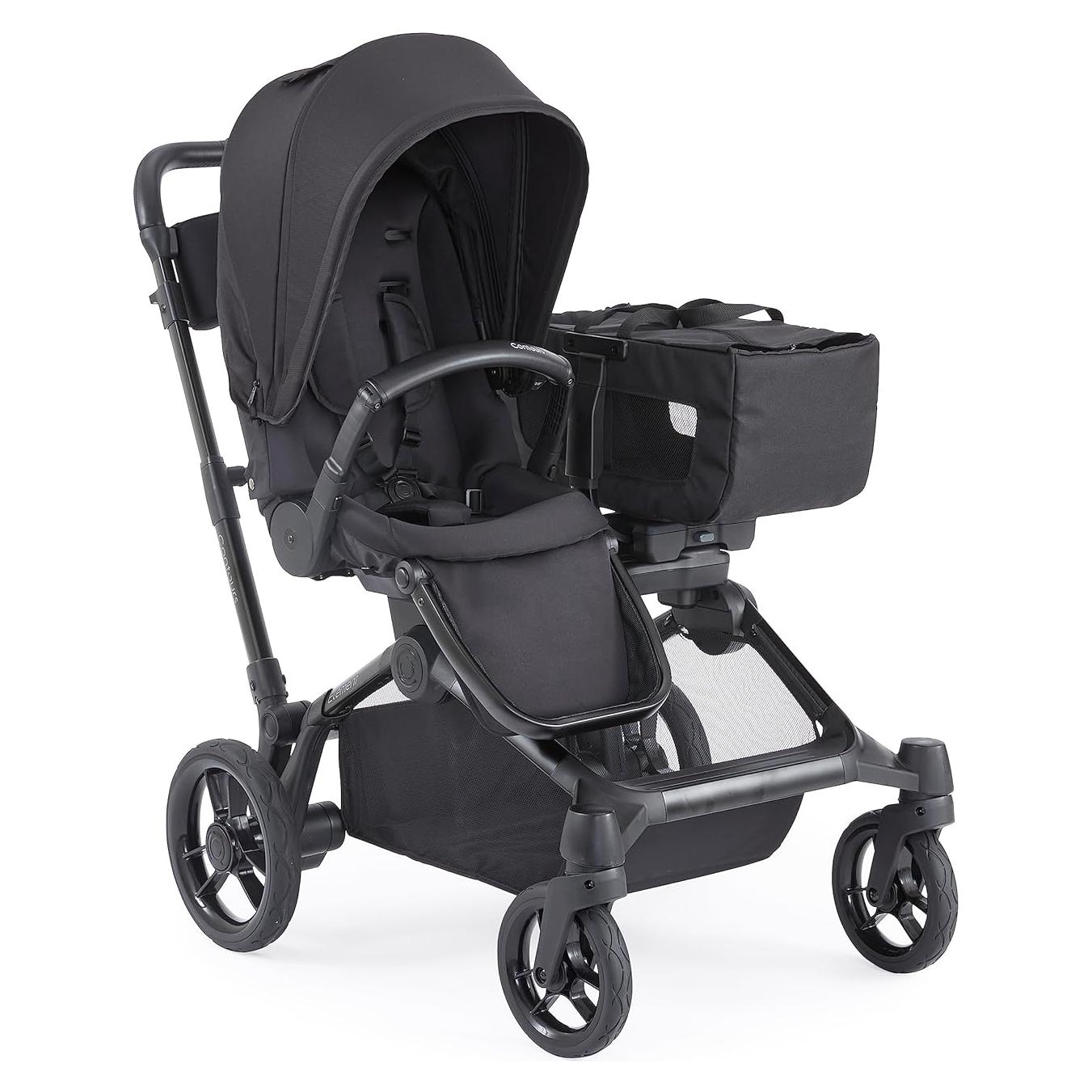 Carrito de bebé Contours Element 2 plazas negro con toldo UPF 50