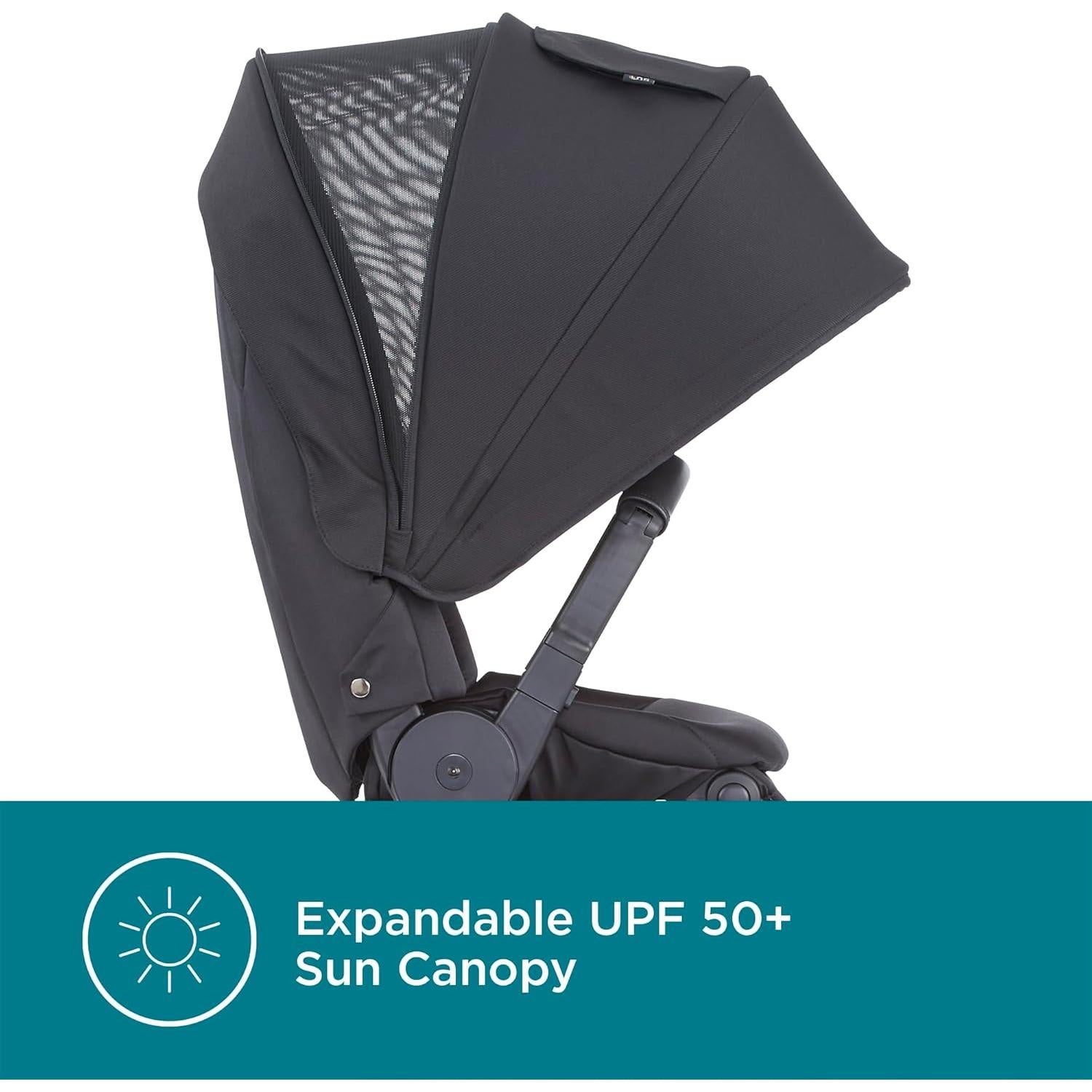 Carrito de bebé Contours Element 2 plazas negro con toldo UPF 50