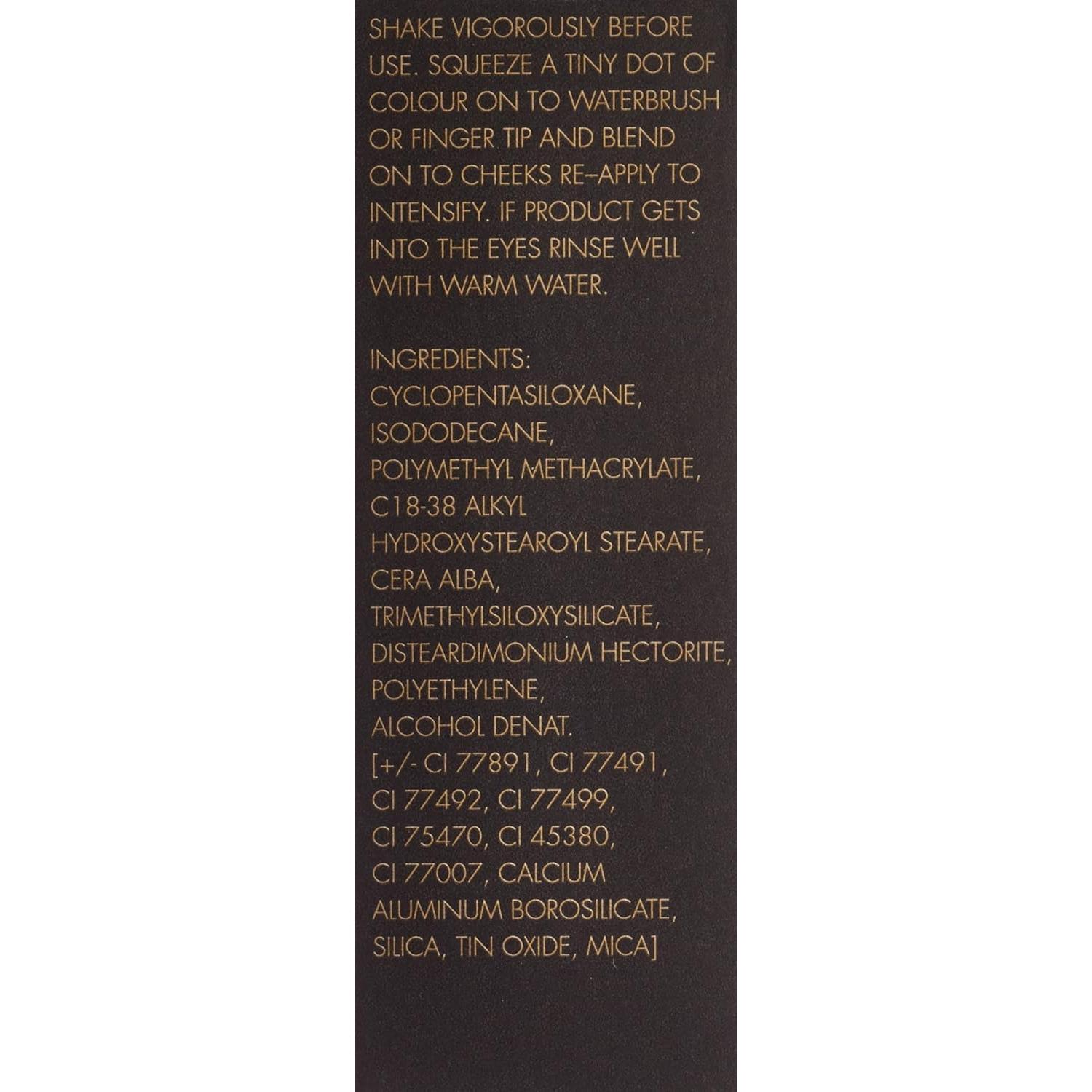 Rubor Líquido Acuarela Daniel Sandler - Resistente al Agua 9g