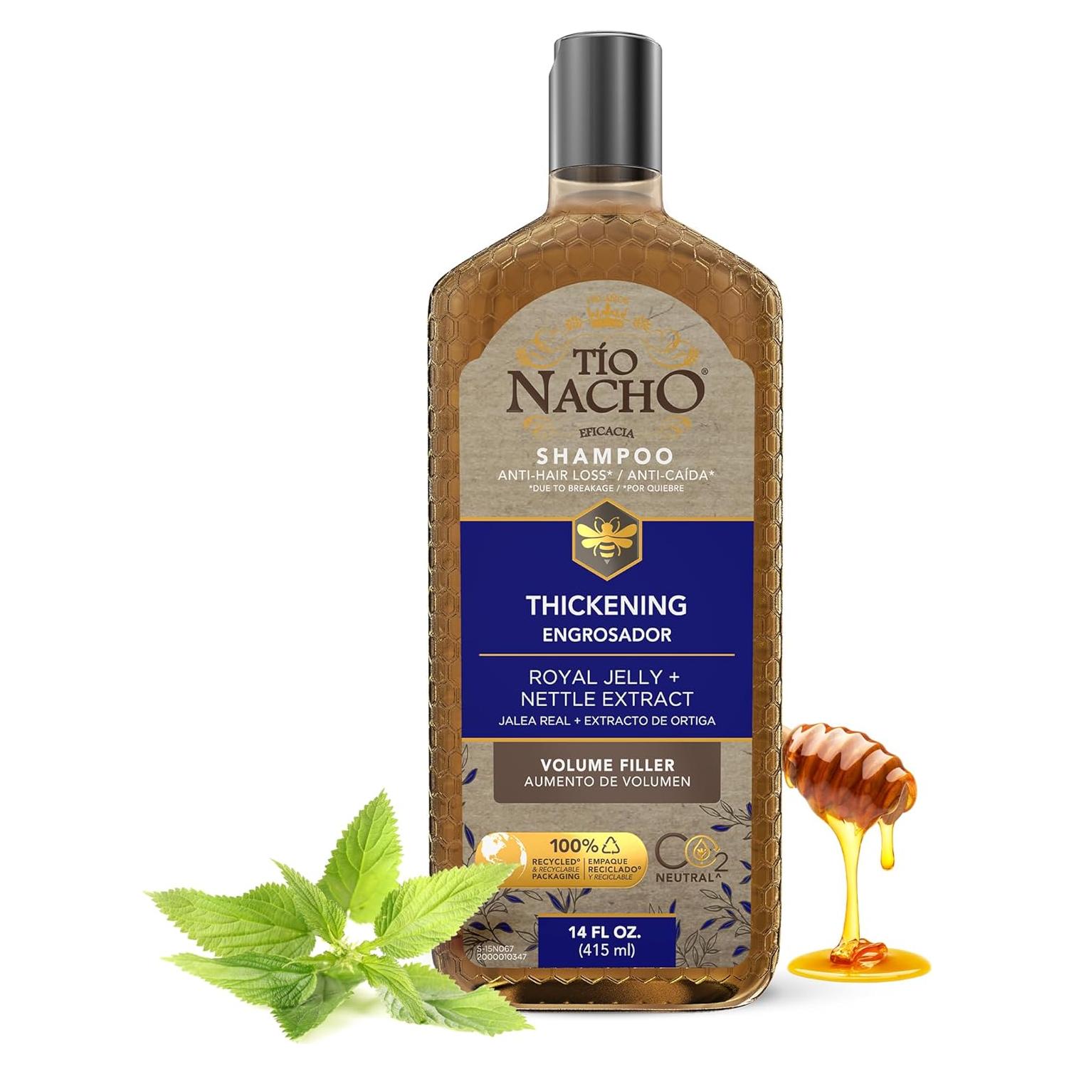 Champú Engrosante Tio Nacho 414 ml - Voluminizador Cabello Fino