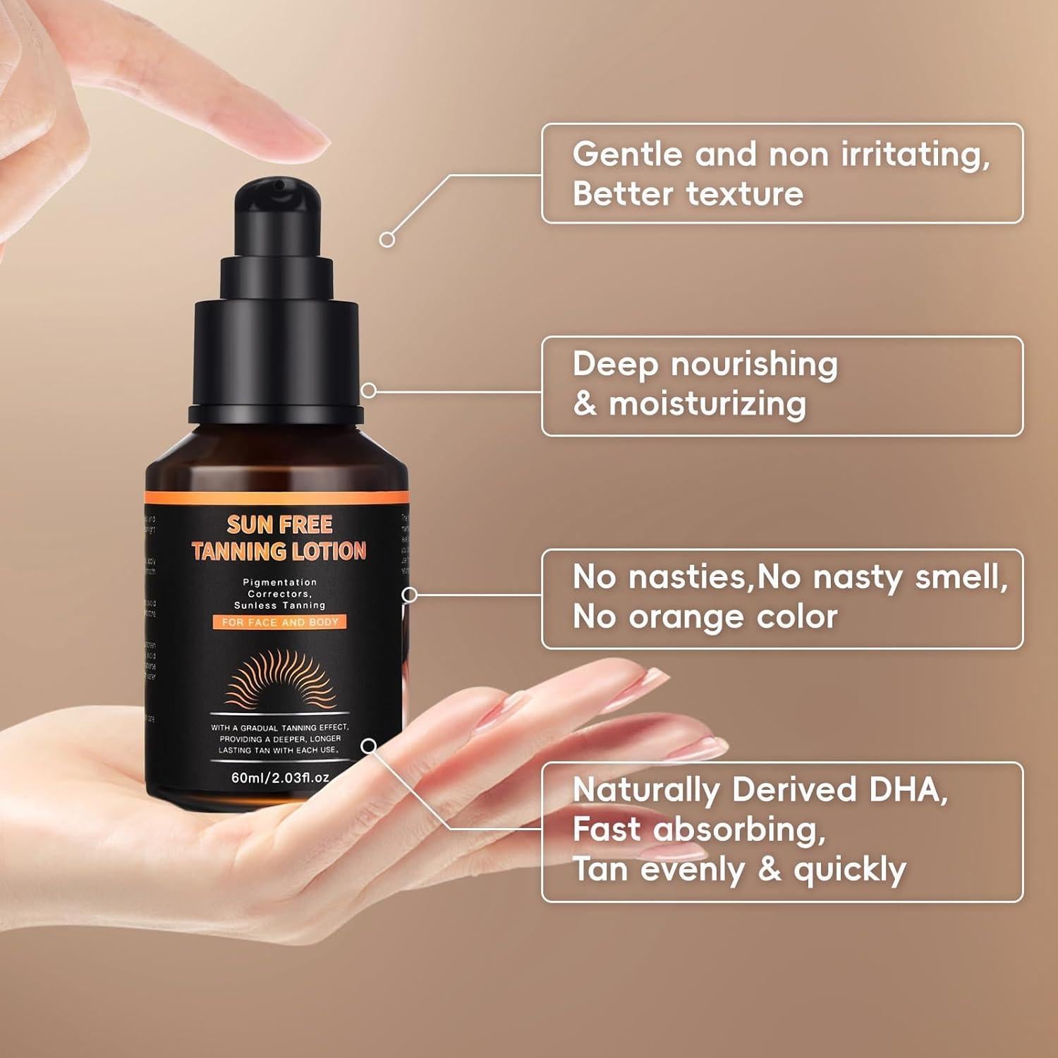 Loción Bronceadora Rápida PIPIGE 10% DHA Hidratante 191g