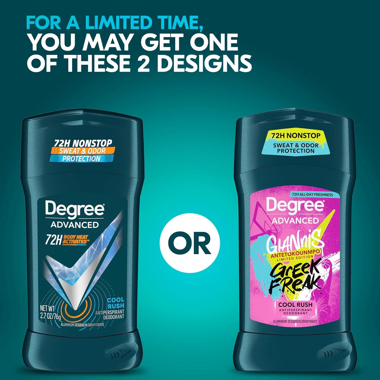 Antitranspirante Desodorante Degree Men Cool Rush 76.5 g 72 Horas