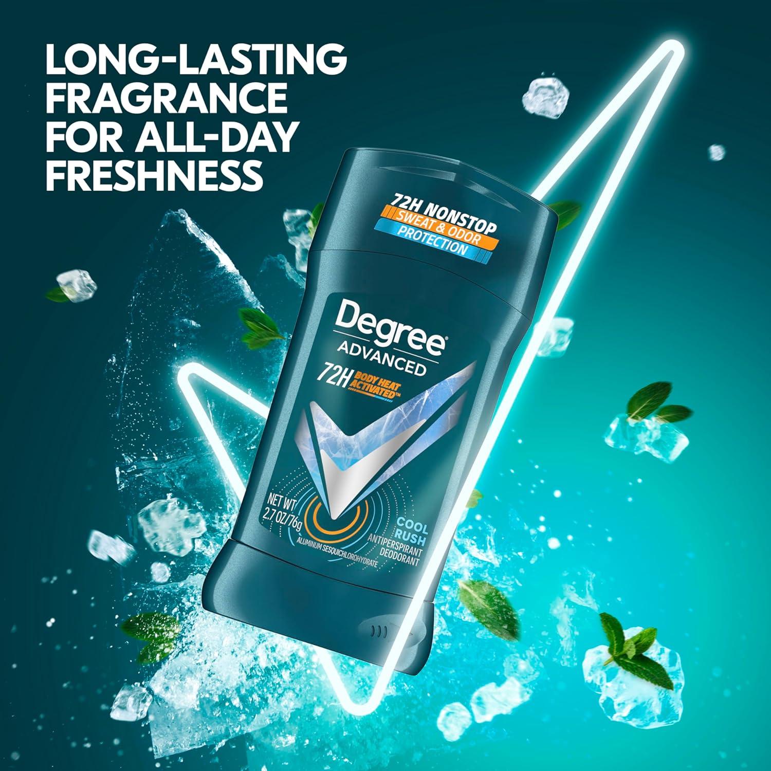 Antitranspirante Desodorante Degree Men Cool Rush 76.5 g 72 Horas