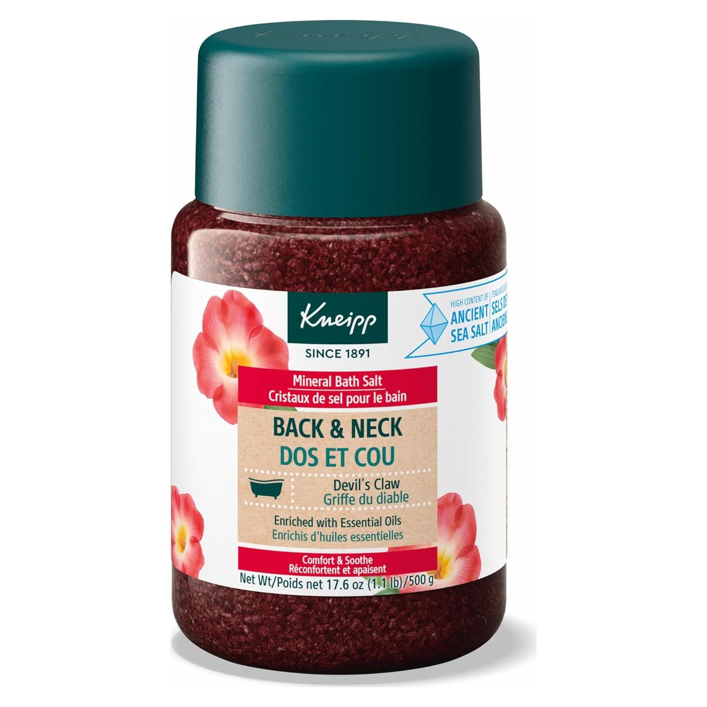 Sal de Baño Mineral Kneipp para Espalda y Cuello 500 g