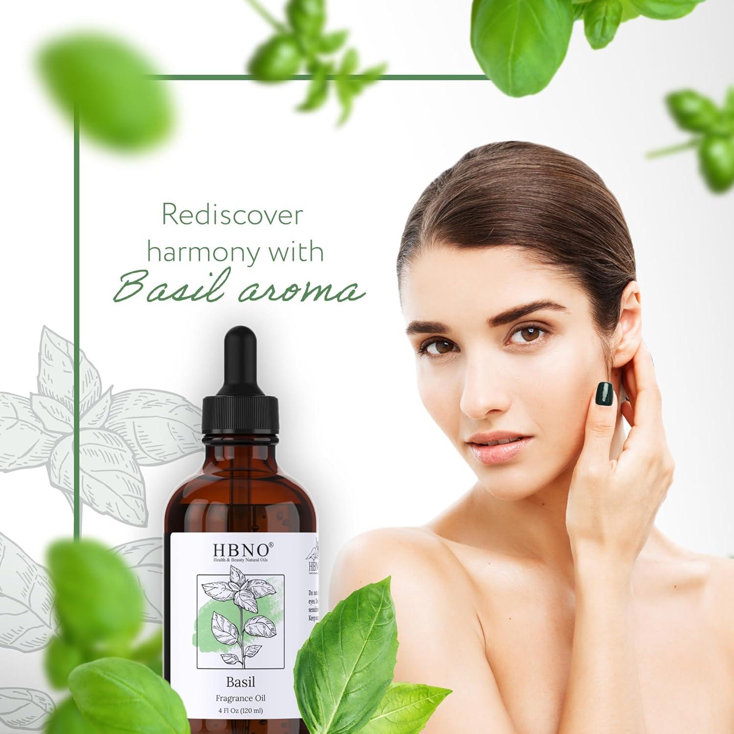 Aceite de Fragancia de Albahaca HBNO 120 ml - Premium para Jabones y Velas