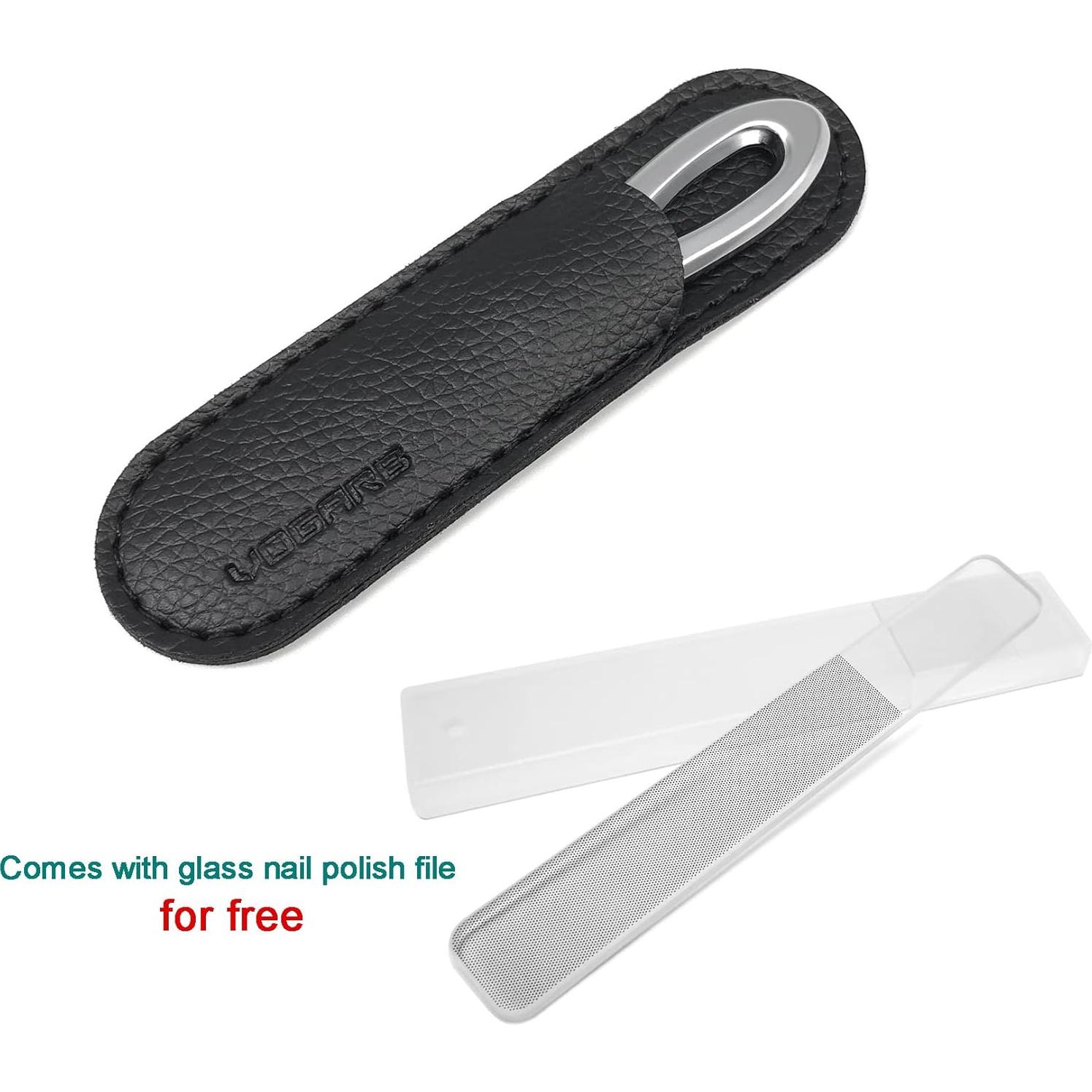 Lima de Uñas de Diamante Doble Cara VOGARB 9.14 cm para Uñas Gruesas