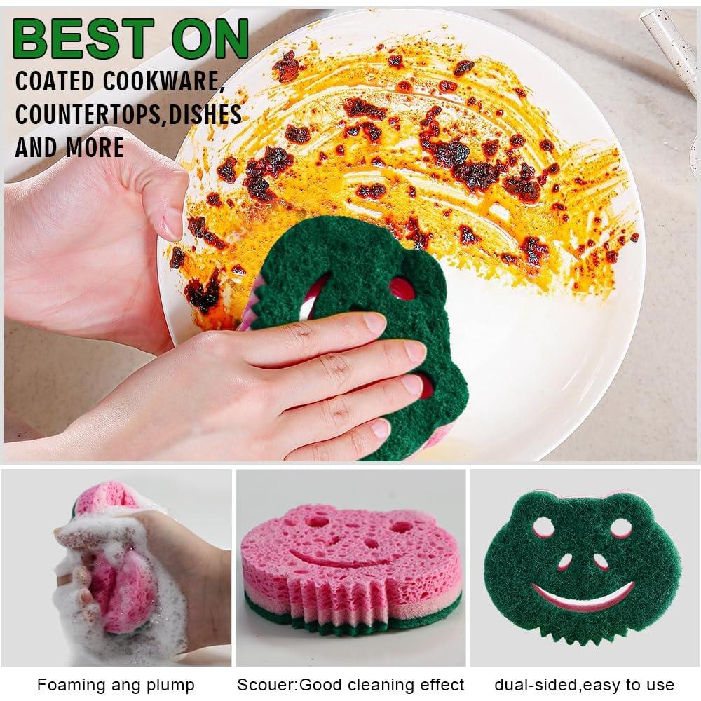 Esponjas de Fregar Doble Cara SmilePowo 12 Unidades Premium