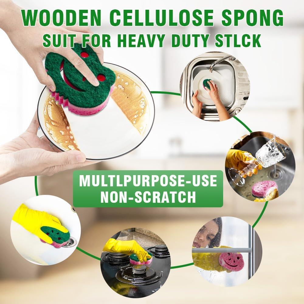 Esponjas de Fregar Doble Cara SmilePowo 12 Unidades Premium