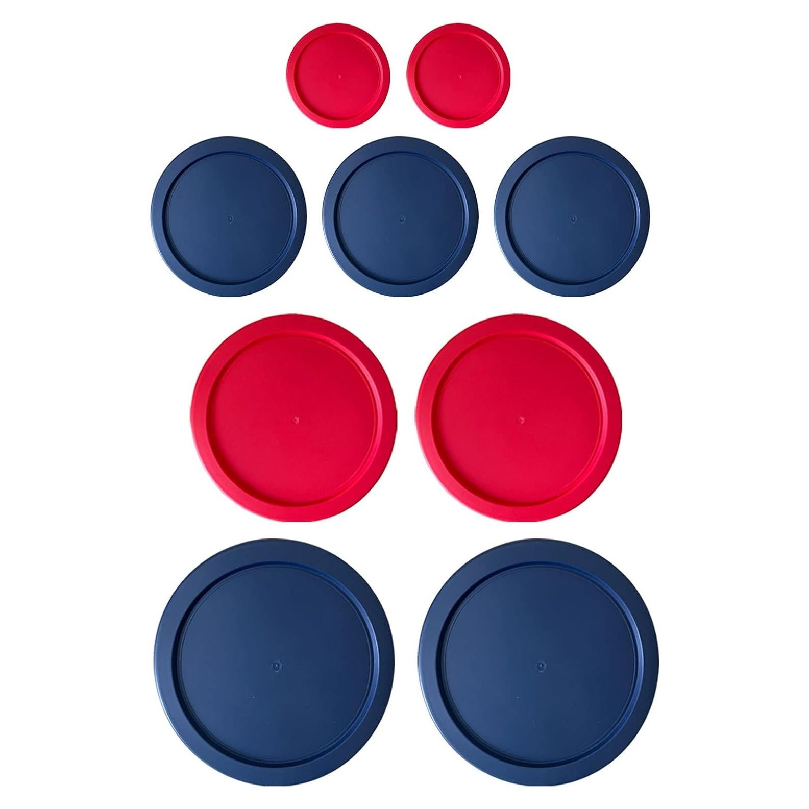 Tapa de Reemplazo MRX para Contenedores Pyrex Redondos 9 Piezas