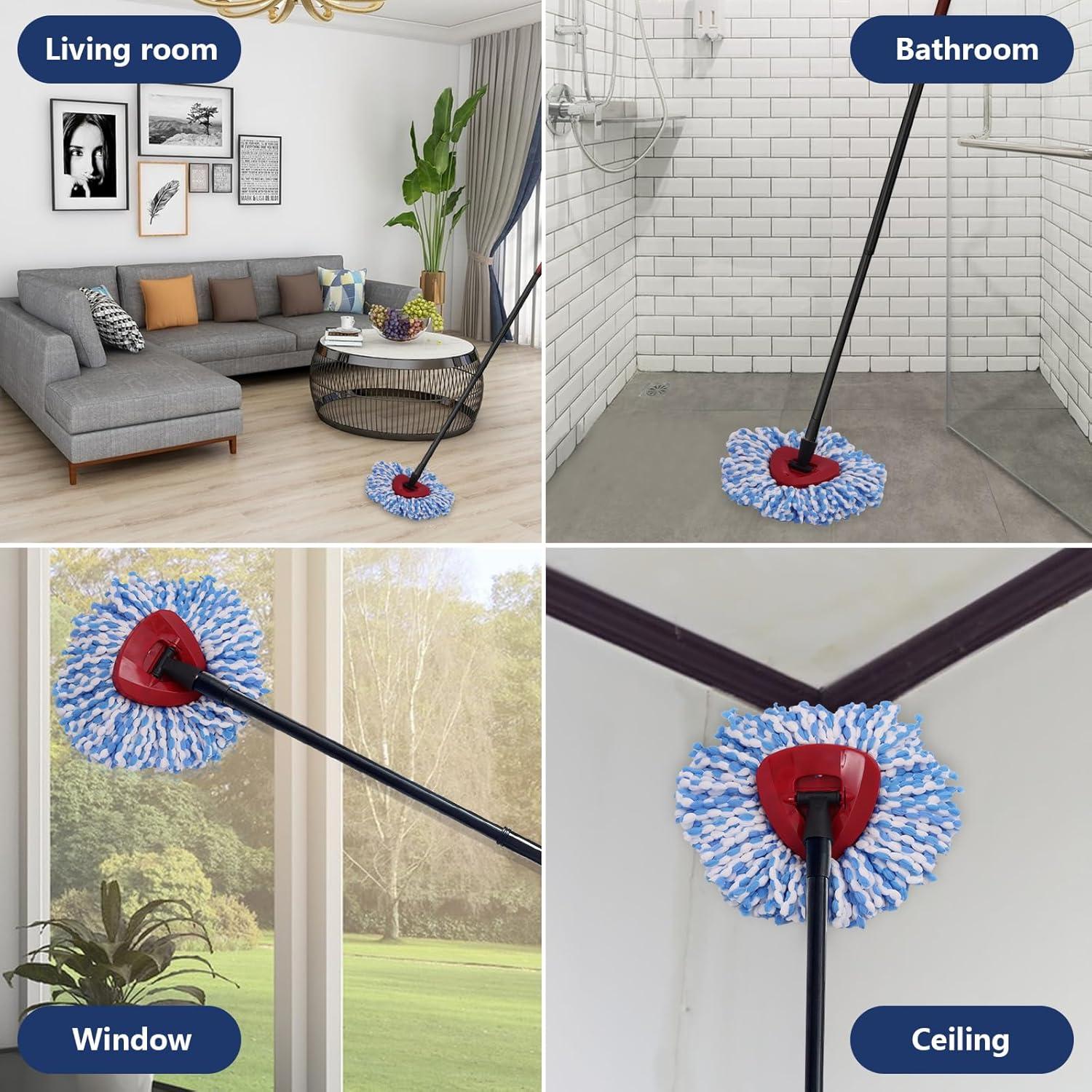 Cabeza de Mop de Microfibra 2 Paquetes Anffeary 30.48 cm