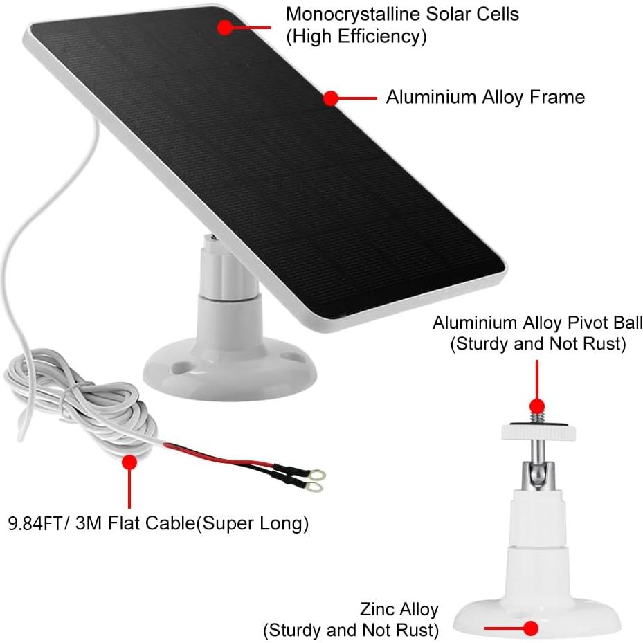 Panel Solar OUGETHER 4W para Timbre Ring - Carga Continua