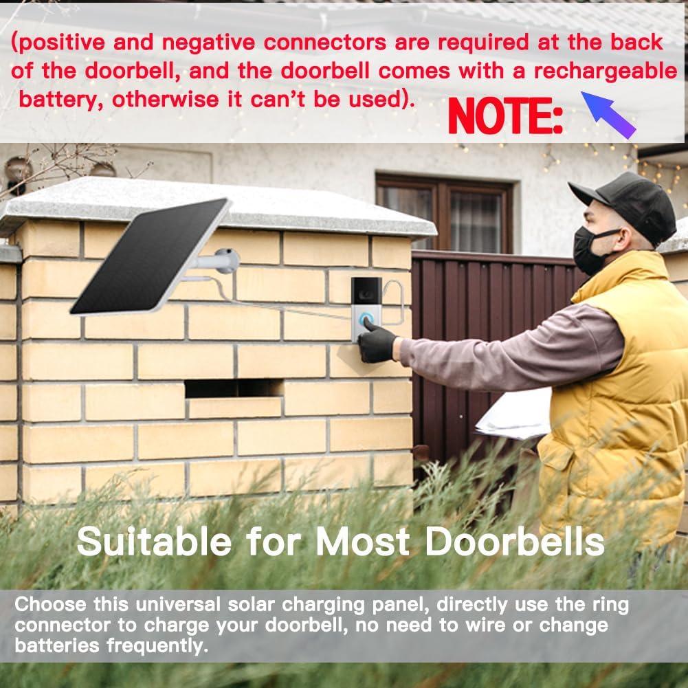 Panel Solar OUGETHER 4W para Timbre Ring - Carga Continua