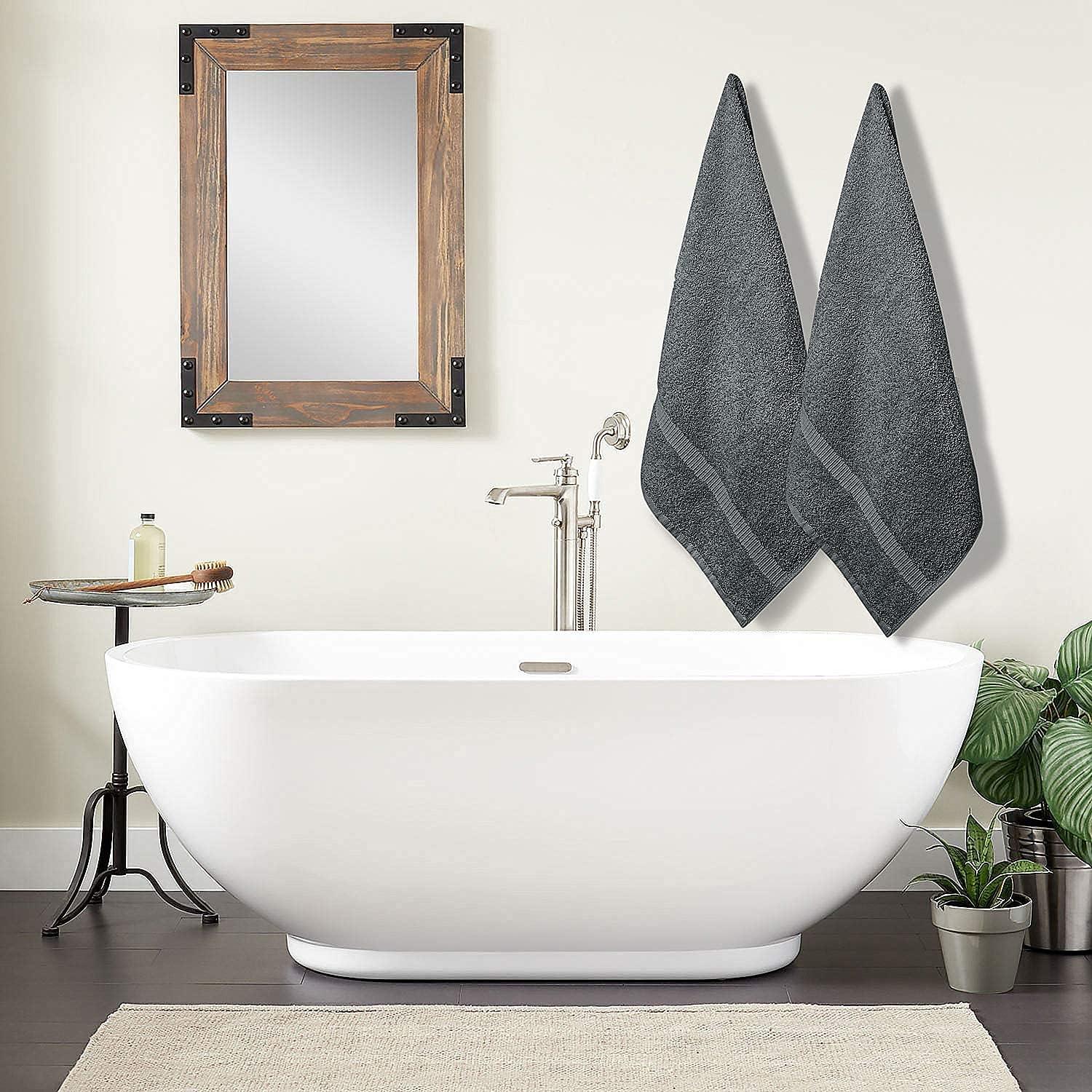 Juego de 6 Toallas de Baño SIMPLI-MAGIC 100% Algodón 61x117cm