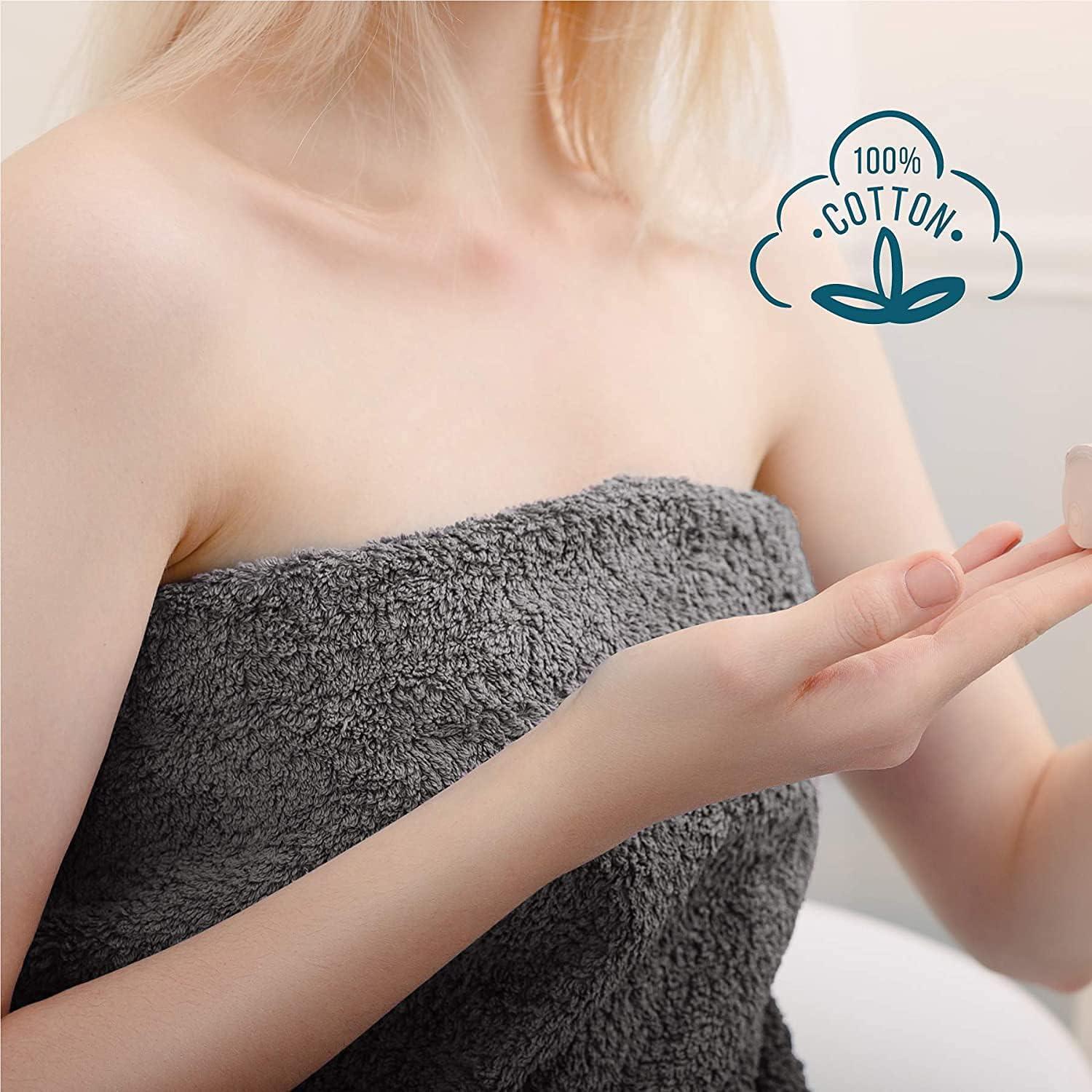 Juego de 6 Toallas de Baño SIMPLI-MAGIC 100% Algodón 61x117cm