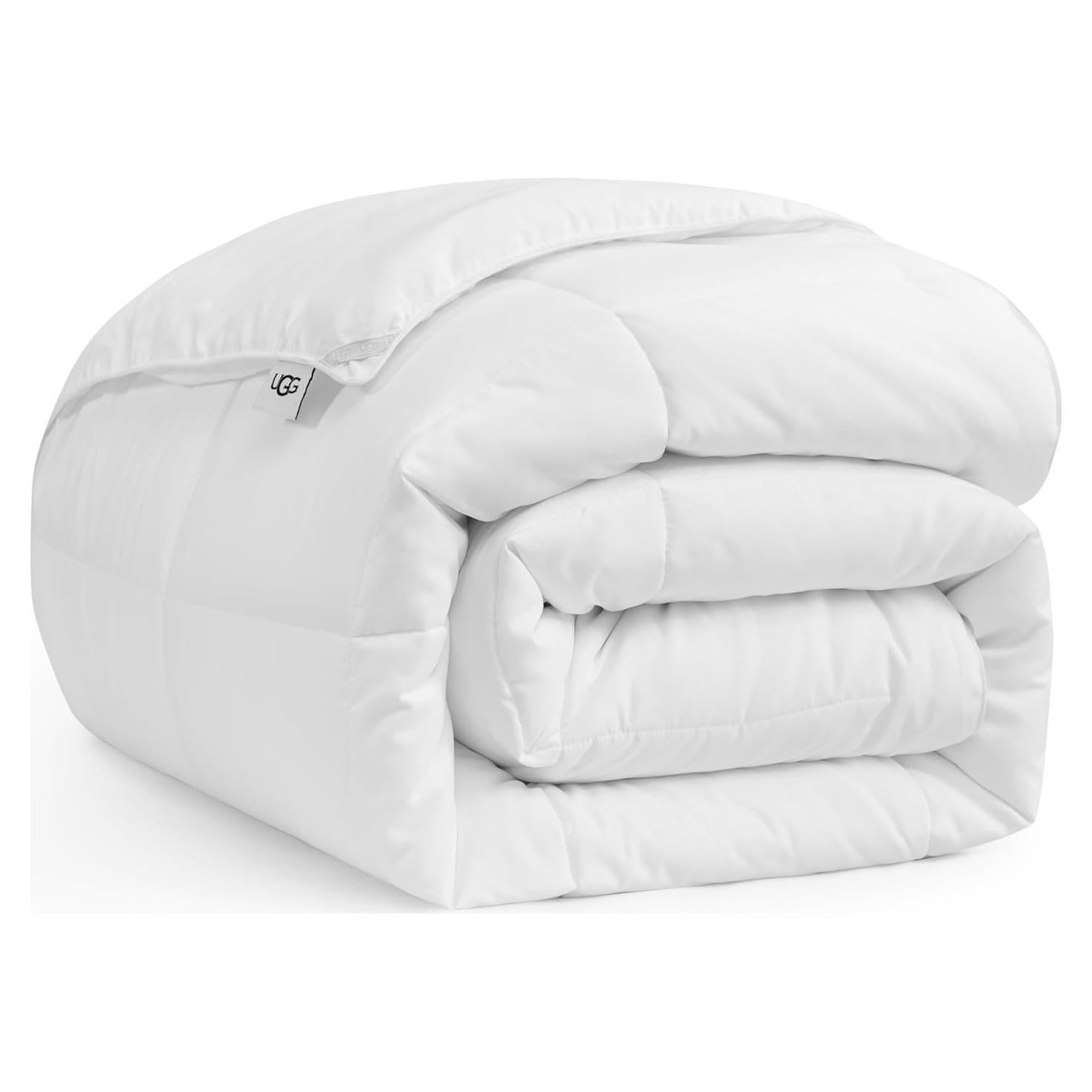 Edredón Ligero UGG Danielle Rey Blanco 279x243 cm Hipoalergénico