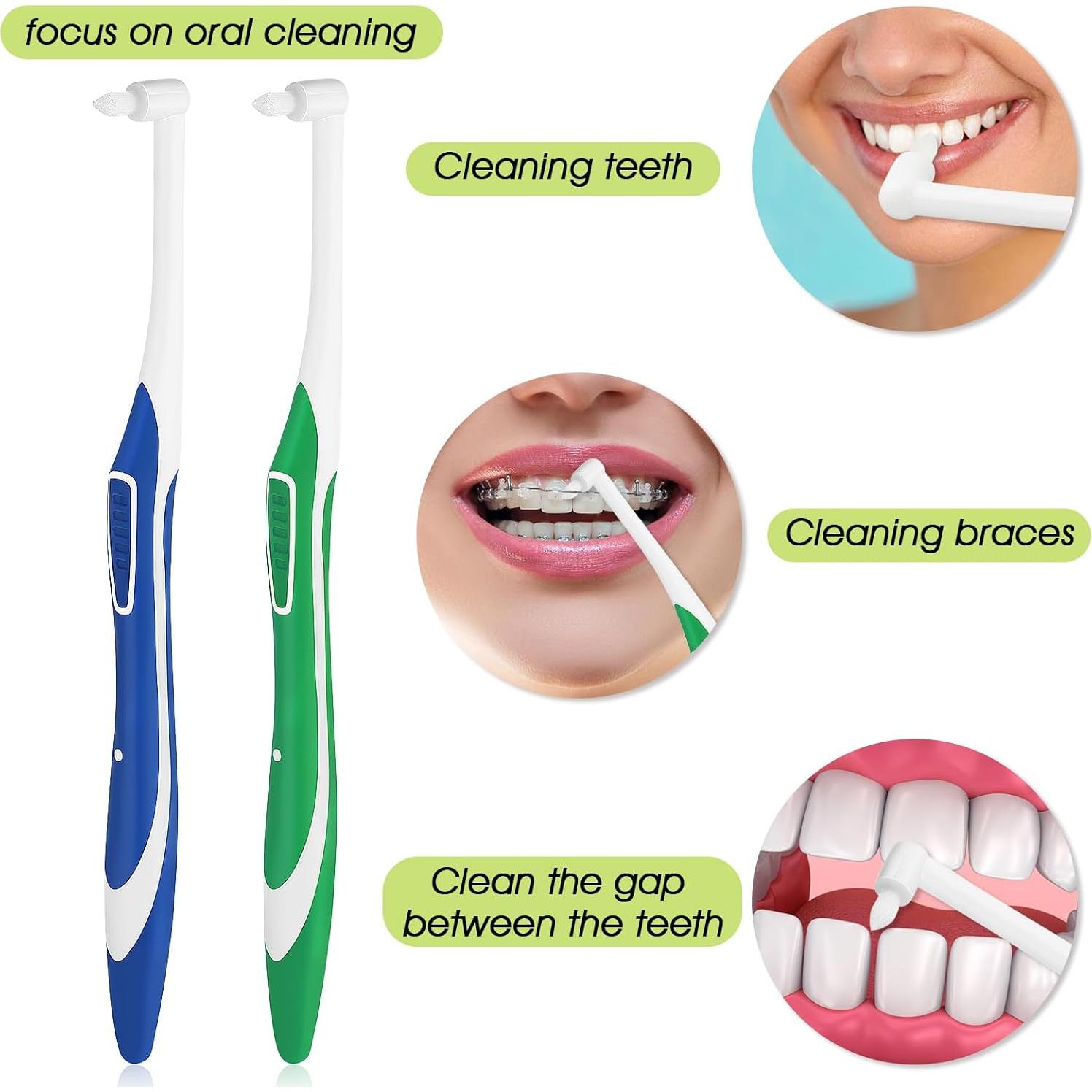 4 Cepillos Interdentales Tufted WLLHYF, Limpieza Detallada