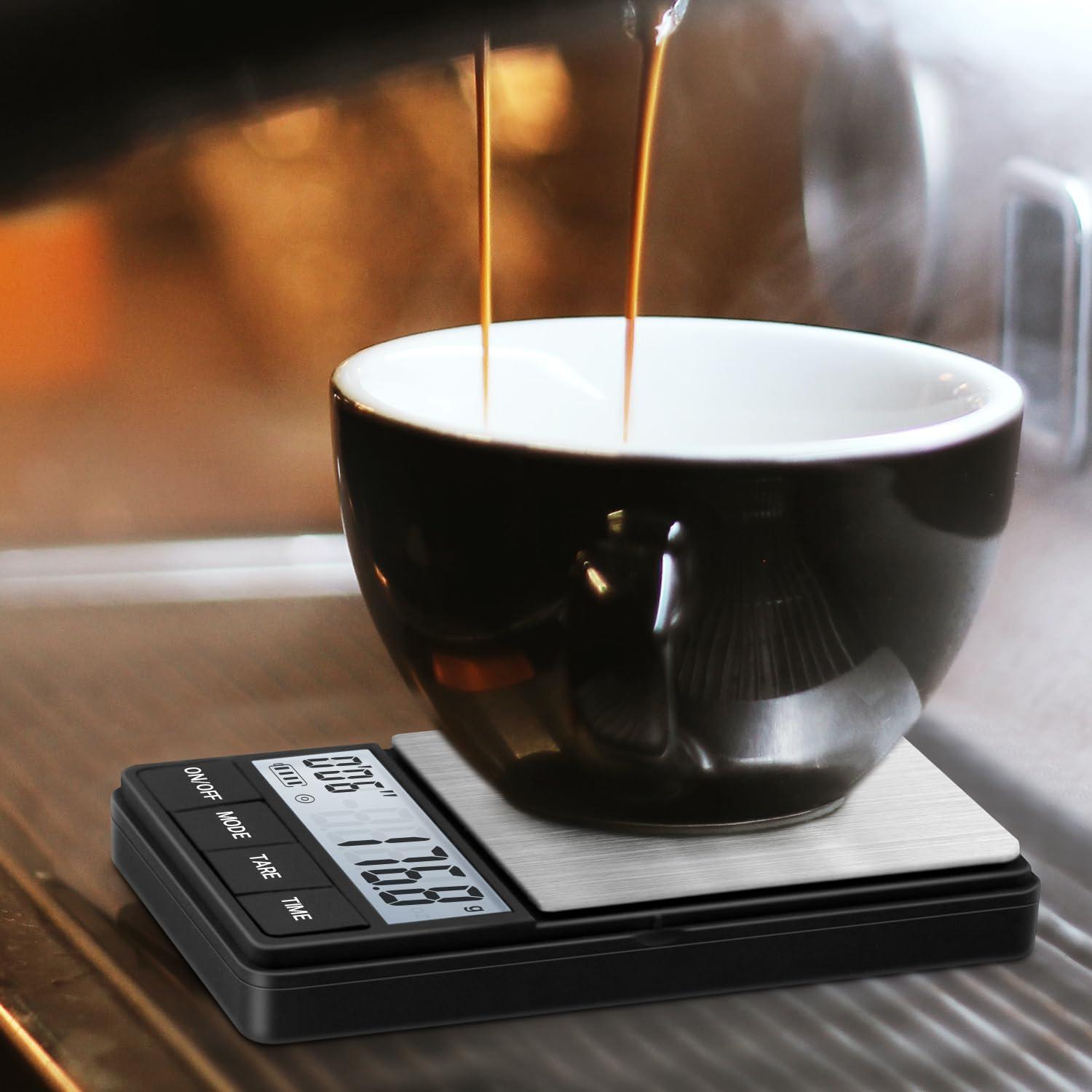 Báscula Digital de Café UNIWEIGH UW1-1000-BK 1000g x 0.1g