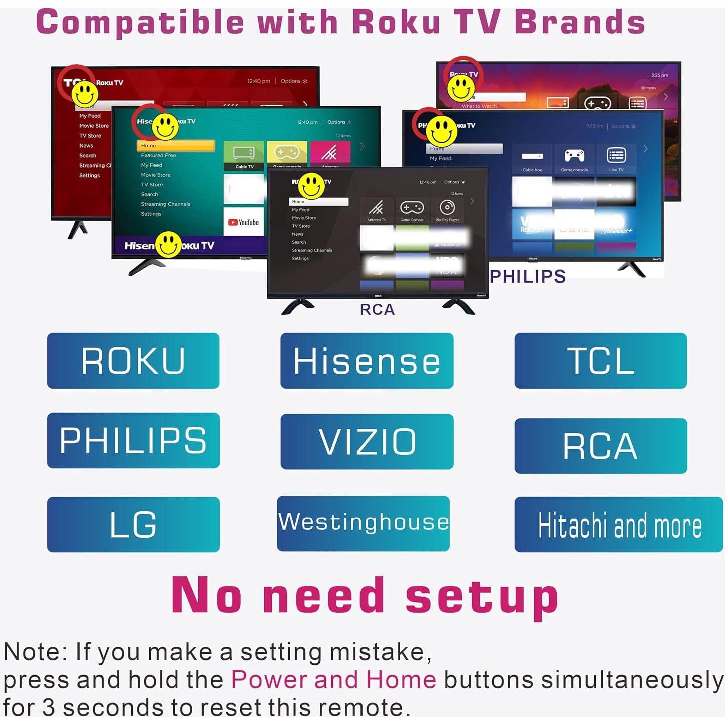 Control Remoto Universal Alizen para Roku TV - Infrarrojo