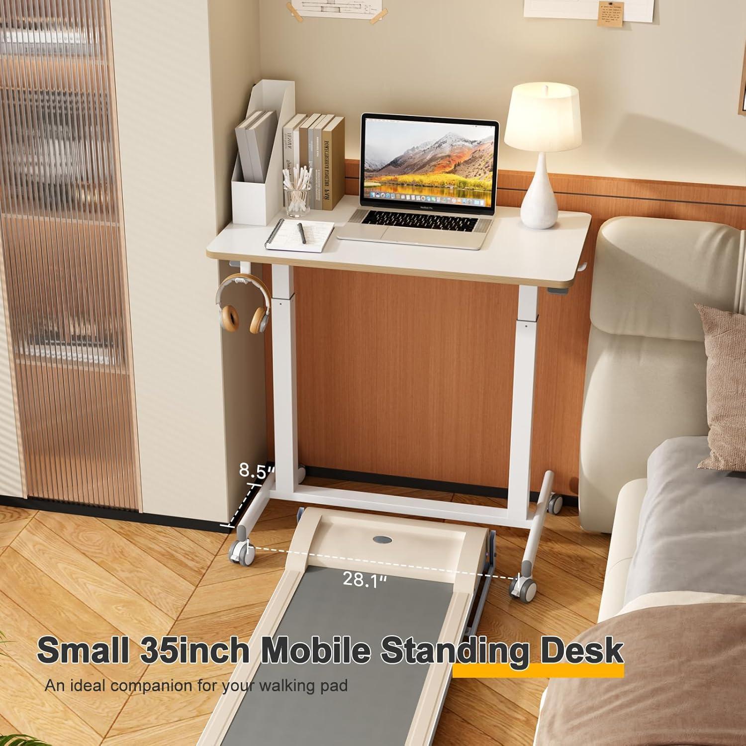 Escritorio de Pie Móvil JOY worker JW-FC101-W Ajustable 35"