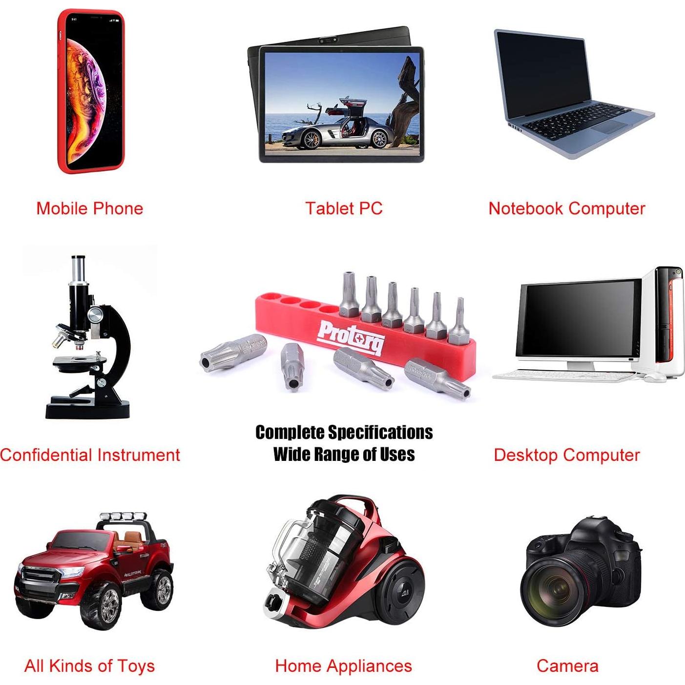 Puntas de Seguridad Torx Plus Protorq 25mm 10 Piezas Acero S2