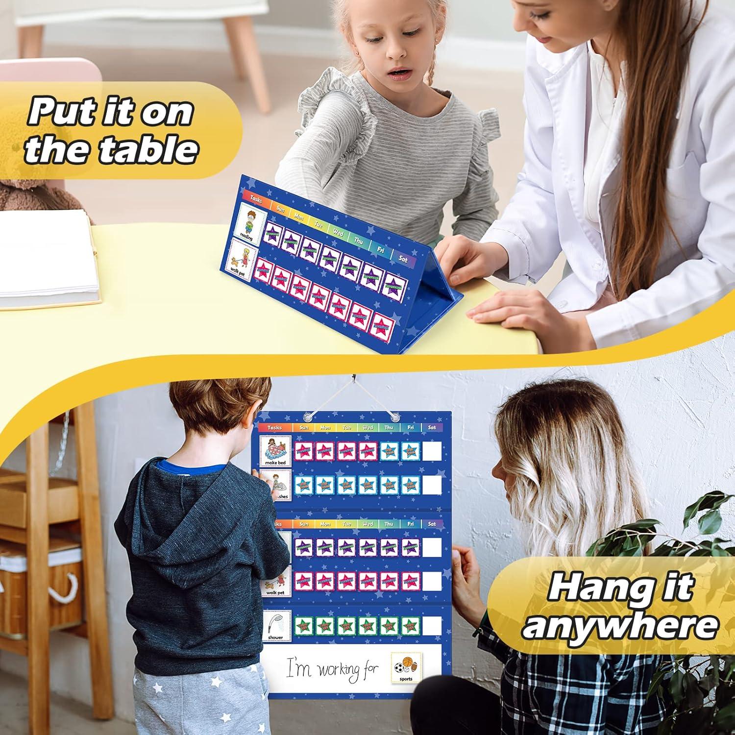 Tablero Magnético Visual Aizweb para Niños - 137 Piezas