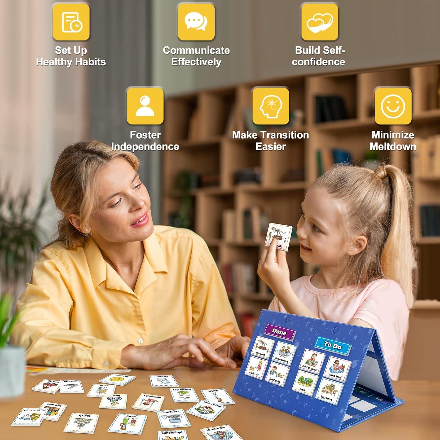Tablero Magnético Visual Aizweb para Niños - 137 Piezas