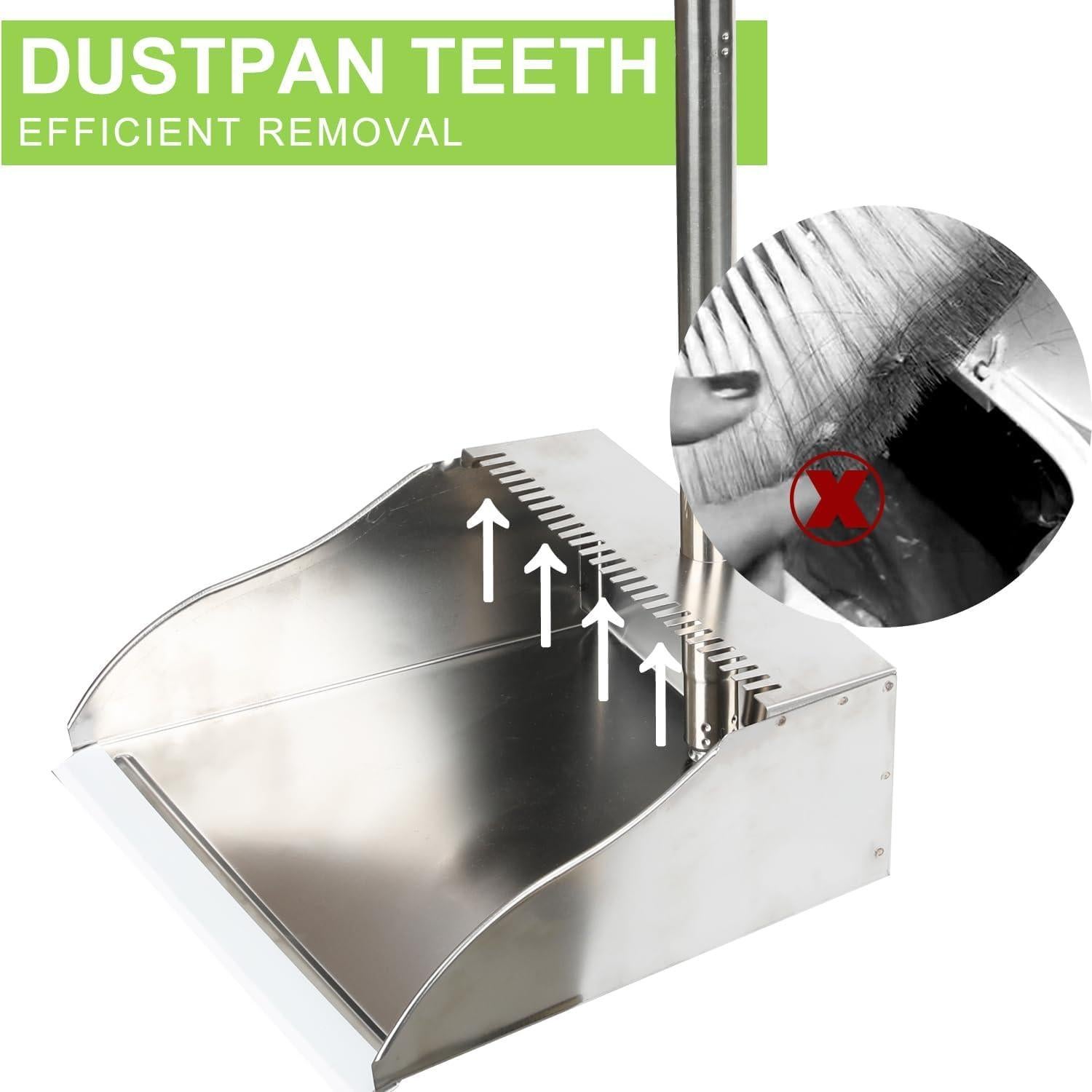 Juego de Escoba y Recogedor CHANHOO Verde 133.7 cm Interior