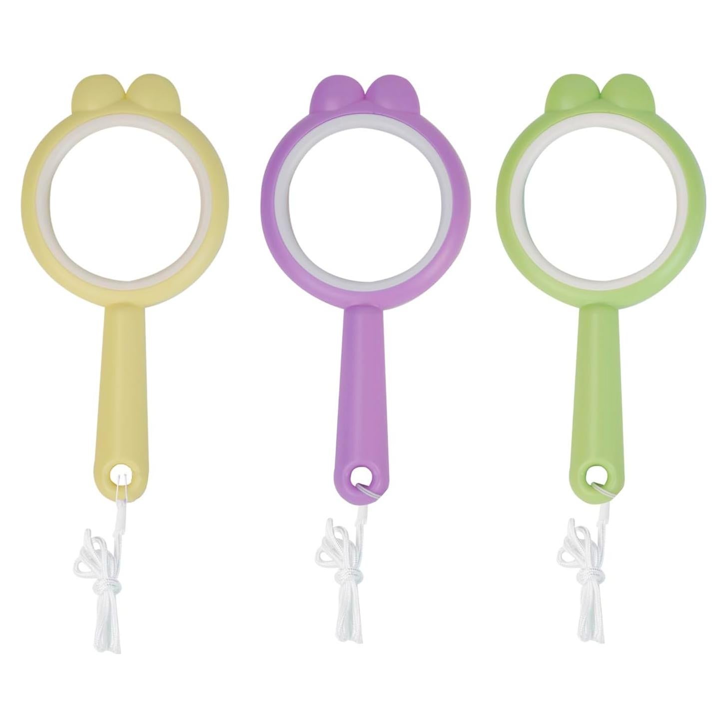 Lupa de Mano IRCHLYN 4x Aumento Acrílico 16 cm - 3 Piezas