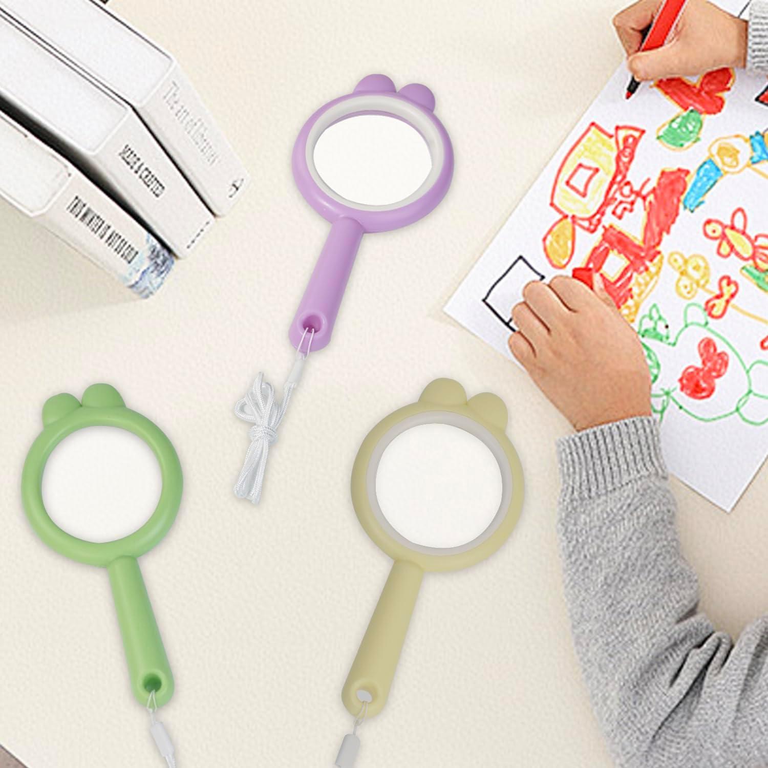 Lupa de Mano IRCHLYN 4x Aumento Acrílico 16 cm - 3 Piezas