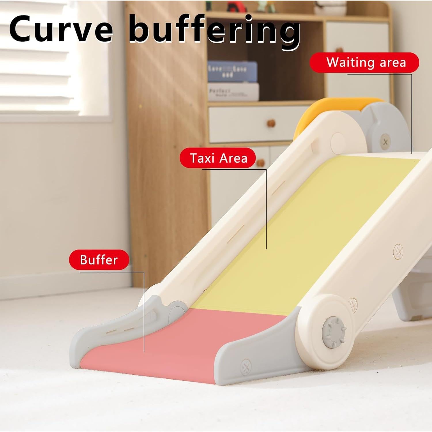 Tobogán Plegable para Niños HRTT Gris 5.79 kg 75 cm