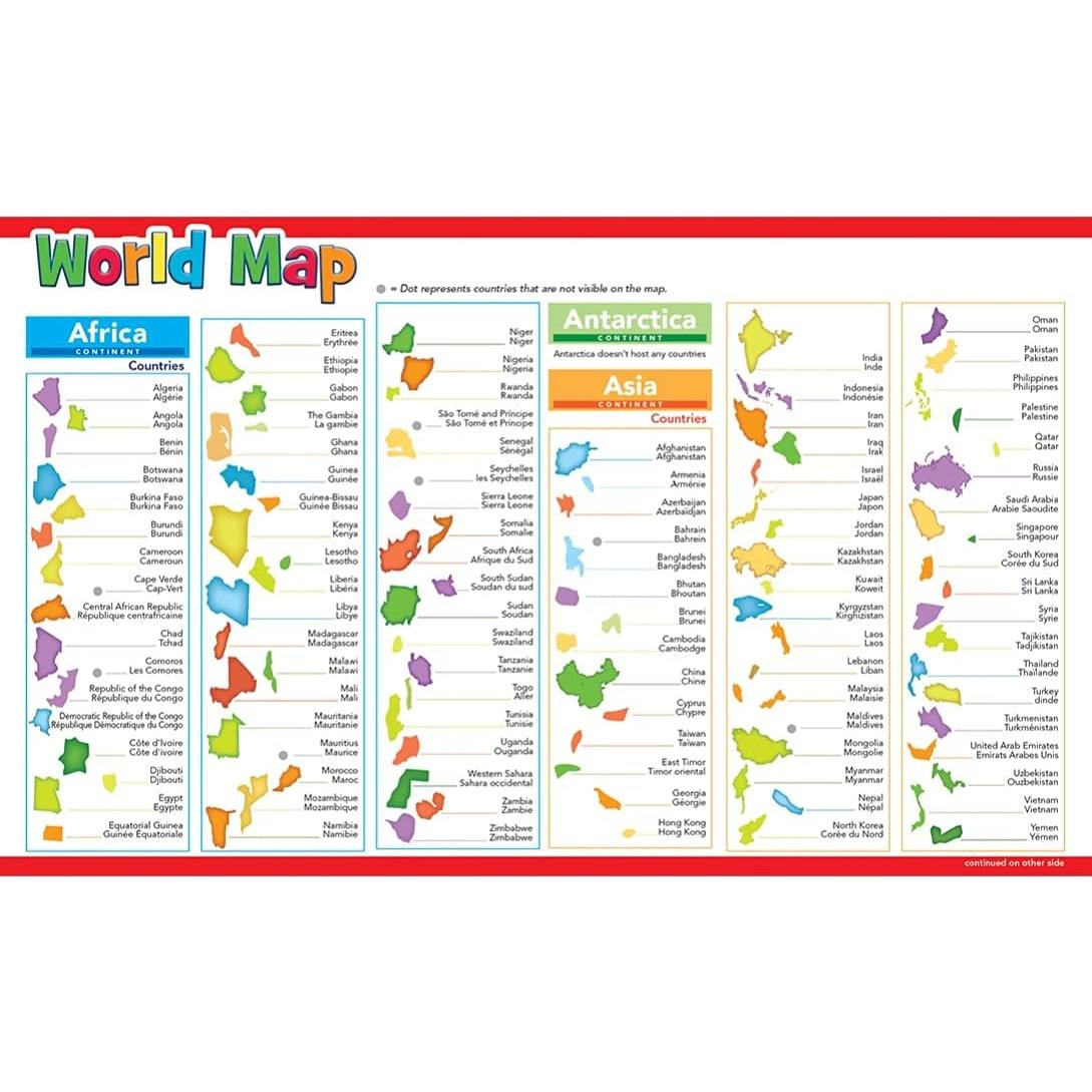 Rompecabezas Educativo MasterPieces 60 Piezas Mapa del Mundo