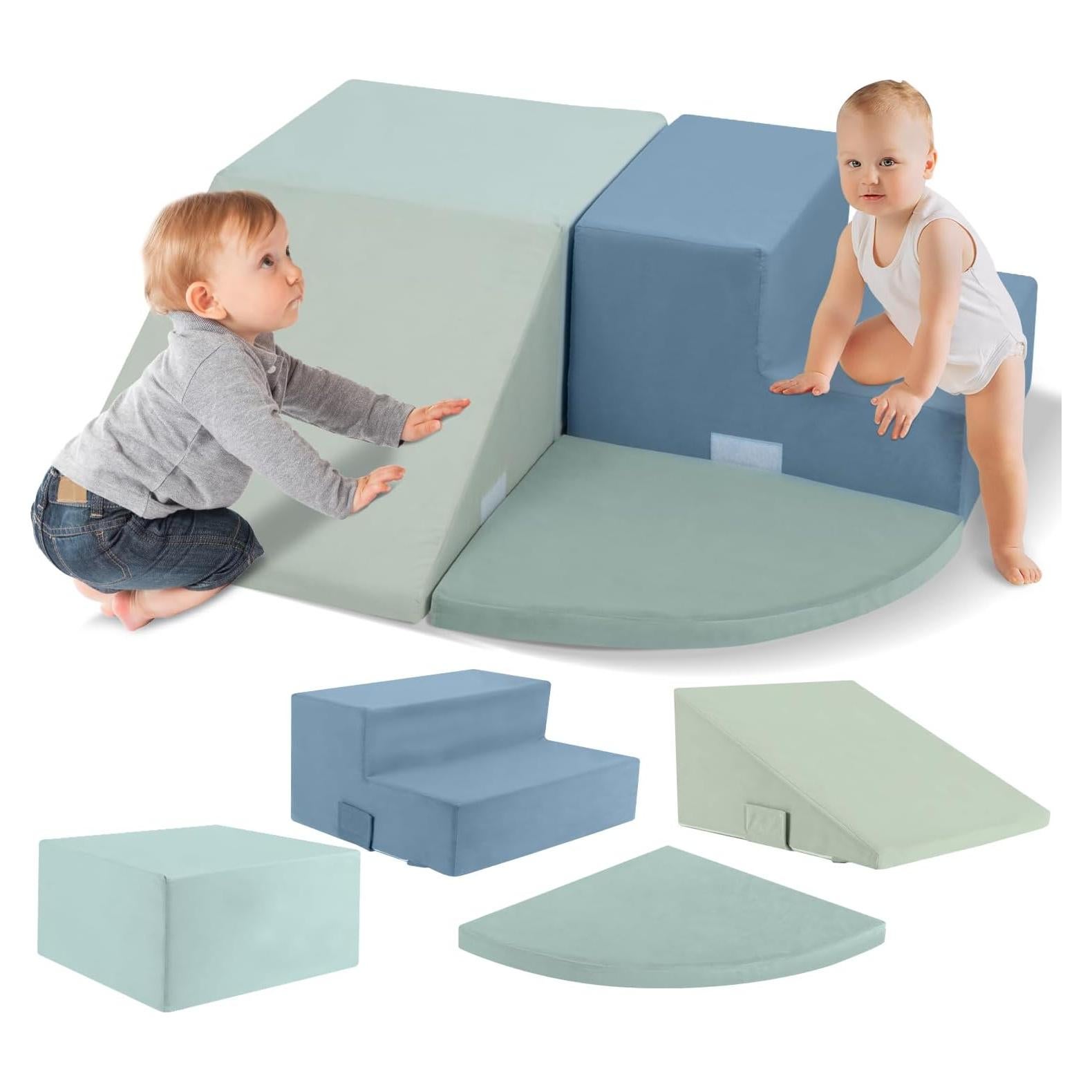 Bloques de Escalada para Niños CAPAKIDOO 4 Pcs Espuma Segura