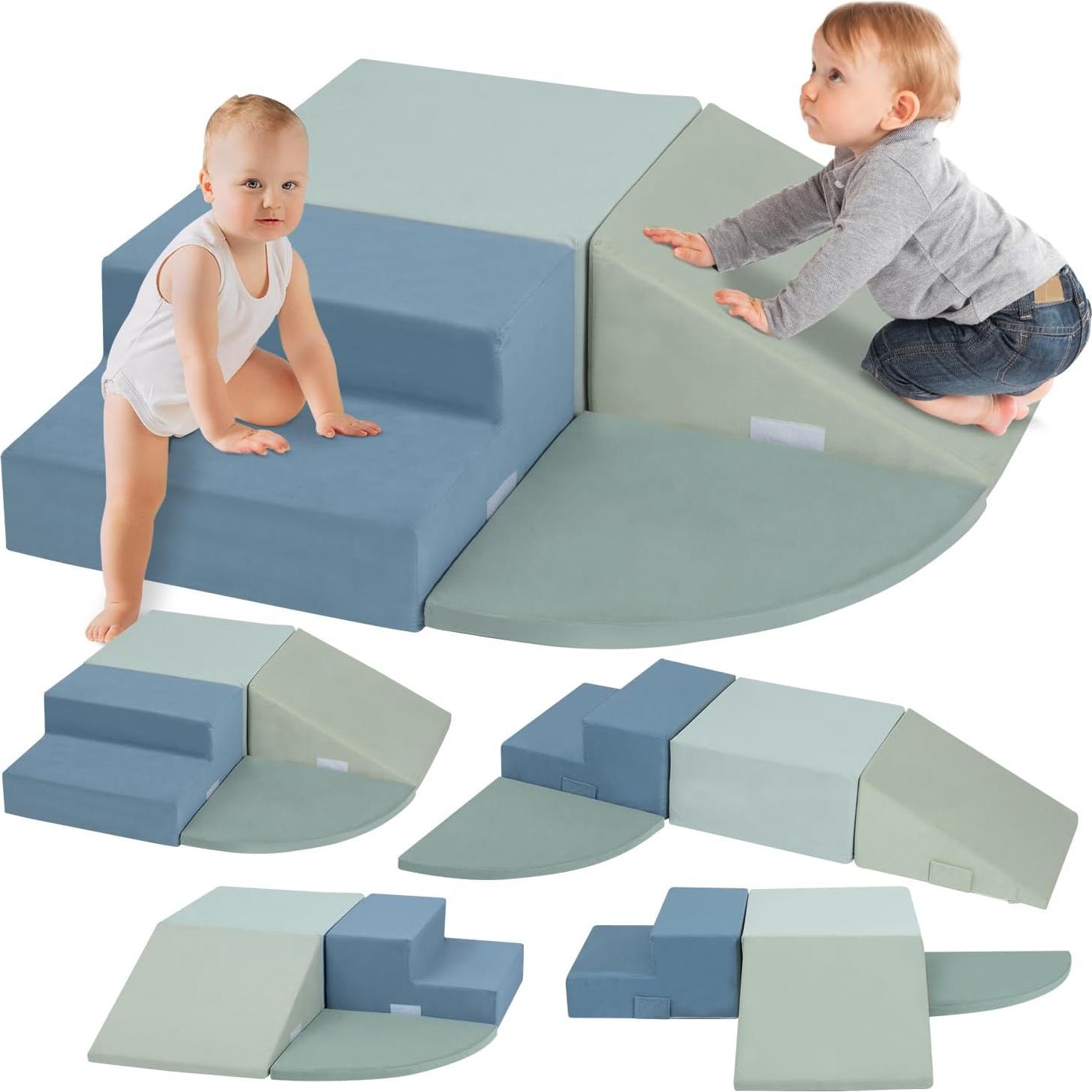 Bloques de Escalada para Niños CAPAKIDOO 4 Pcs Espuma Segura