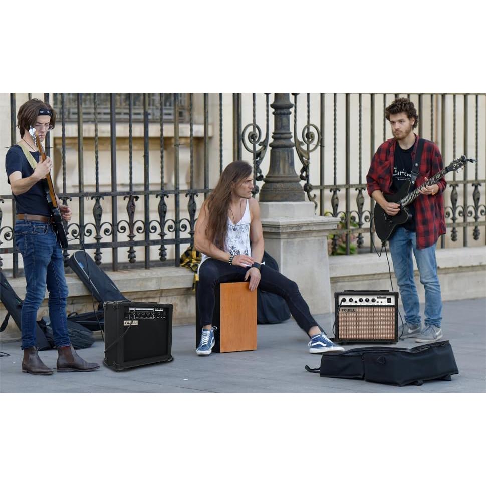 Amplificador de Guitarra Eléctrica Fojill GA-20 20W Portátil Negro