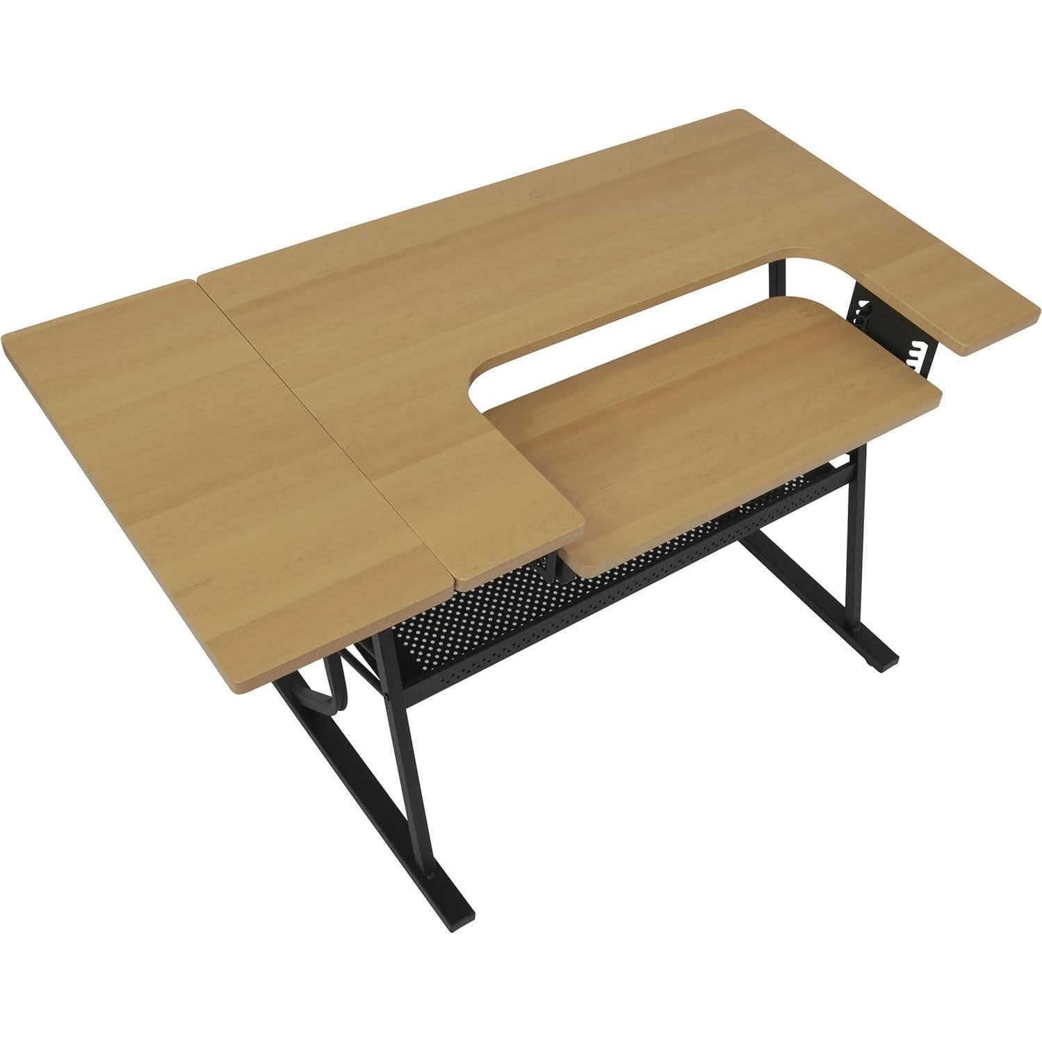 Mesa de Costura Compacta Sew Ready Eclipse Negro/Arce