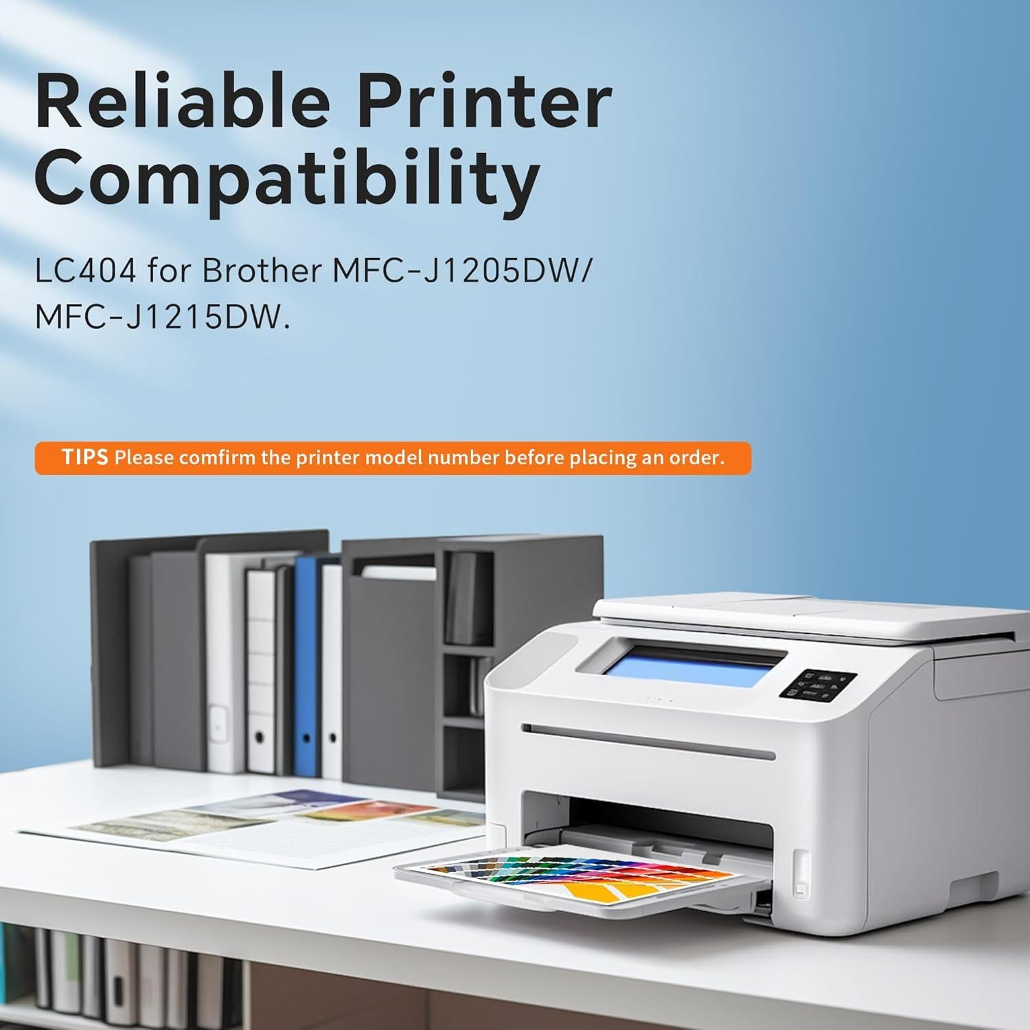 Cartuchos de Tinta Compatibles Brother LC404 - 5 Piezas