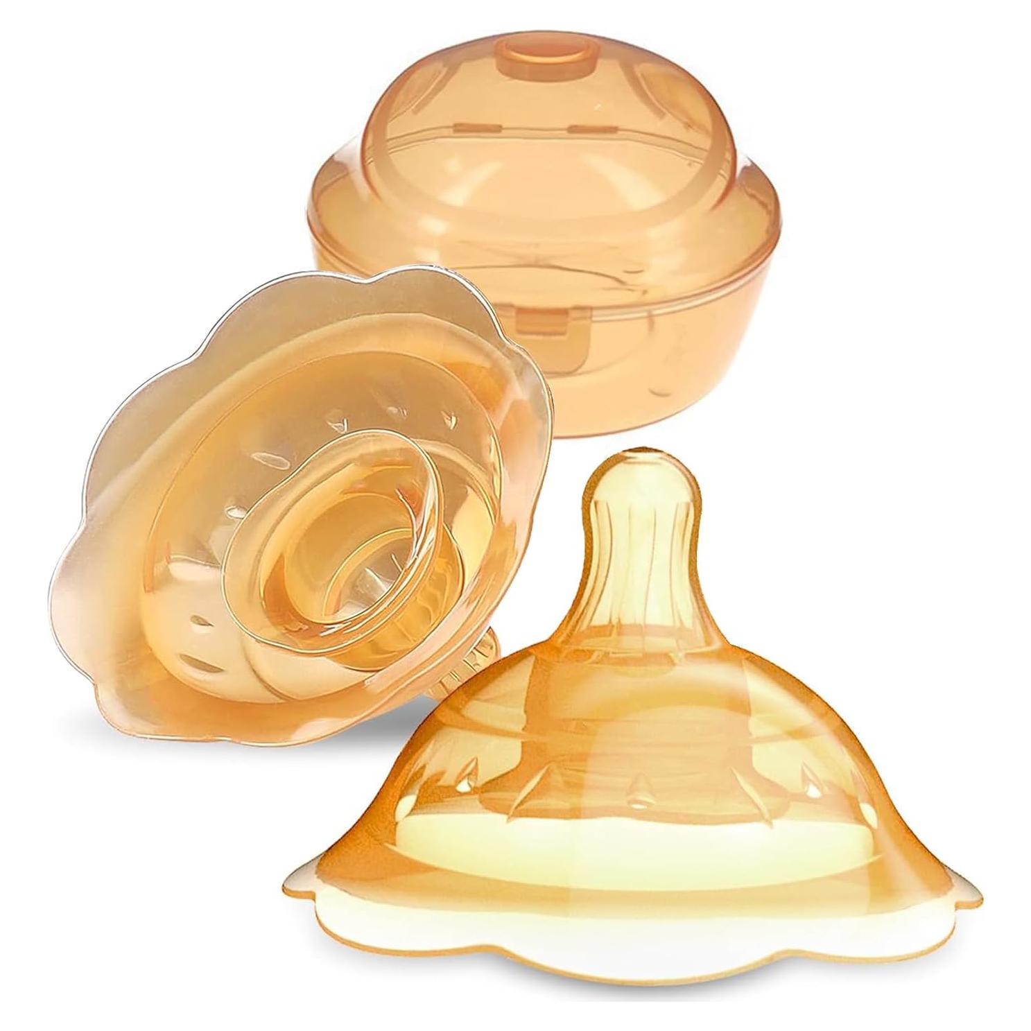 Protectores de pezones de silicona para lactancia - 2 unidades