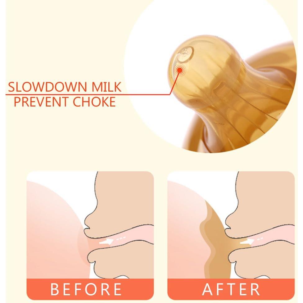 Protectores de pezones de silicona para lactancia - 2 unidades