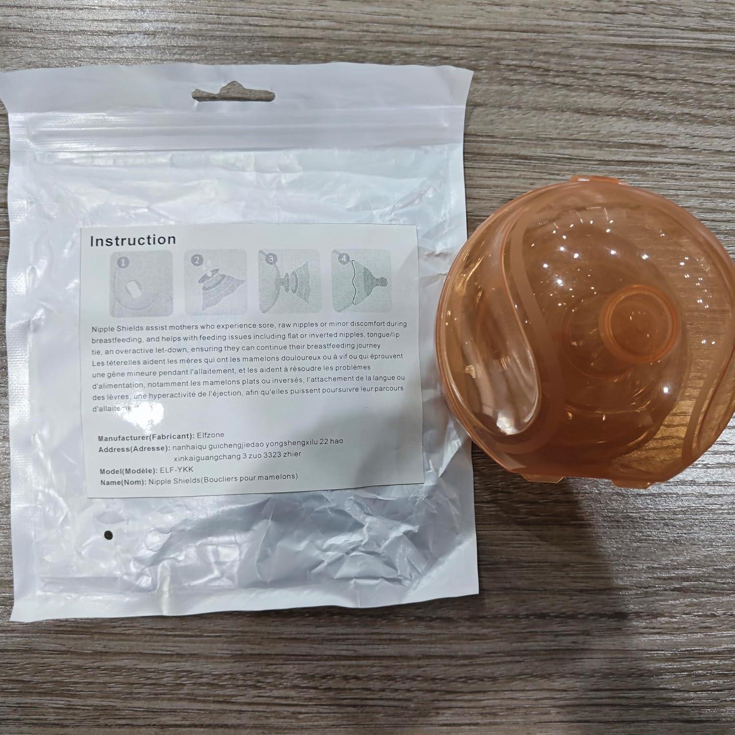 Protectores de pezones de silicona para lactancia - 2 unidades