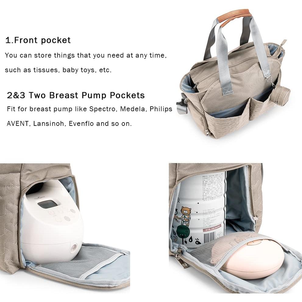 Bolsa de Almacenamiento de Leche Materna Neopreno Marrón