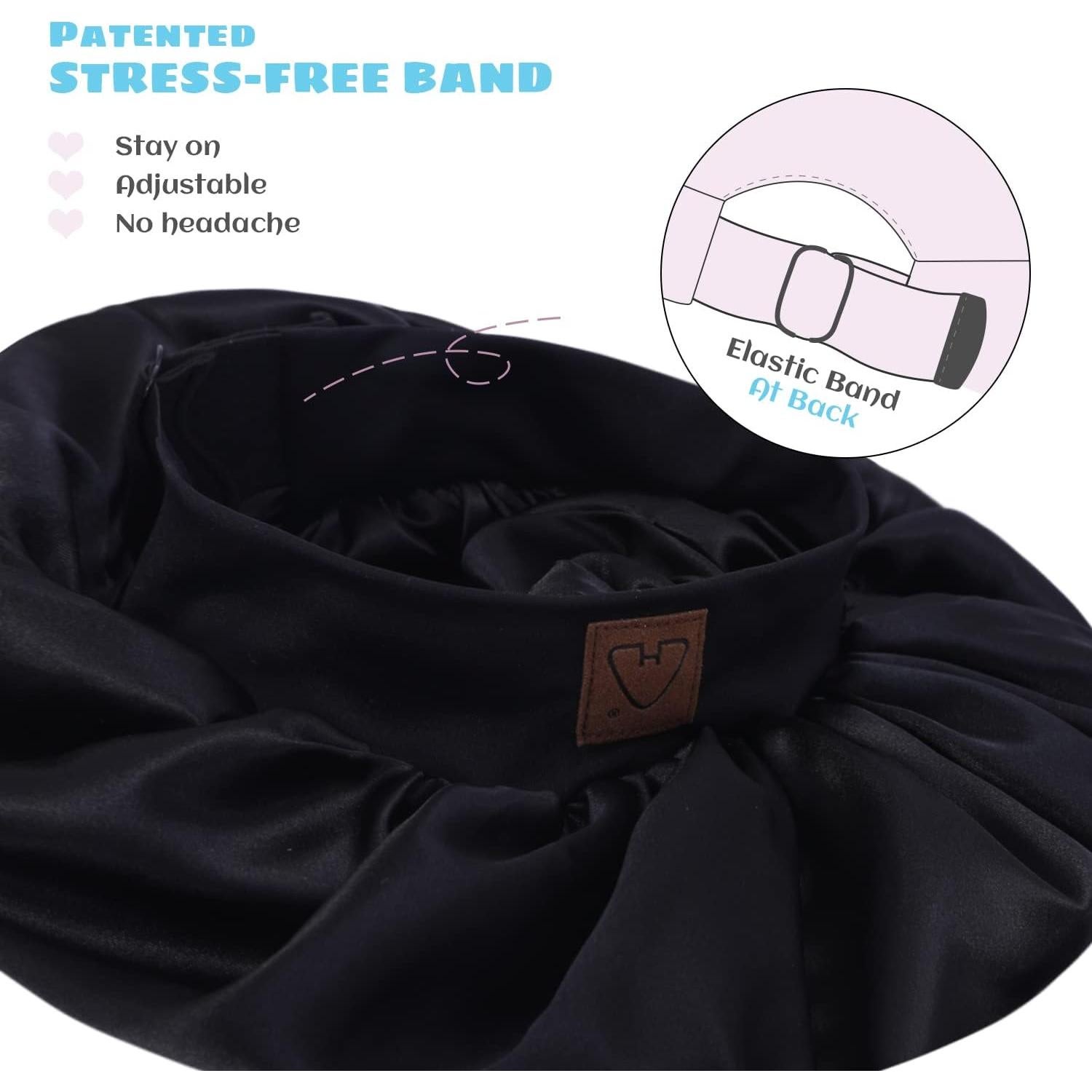 Gorro de Satén Ajustable para Niños Hat Hut - 1 a 8 Años