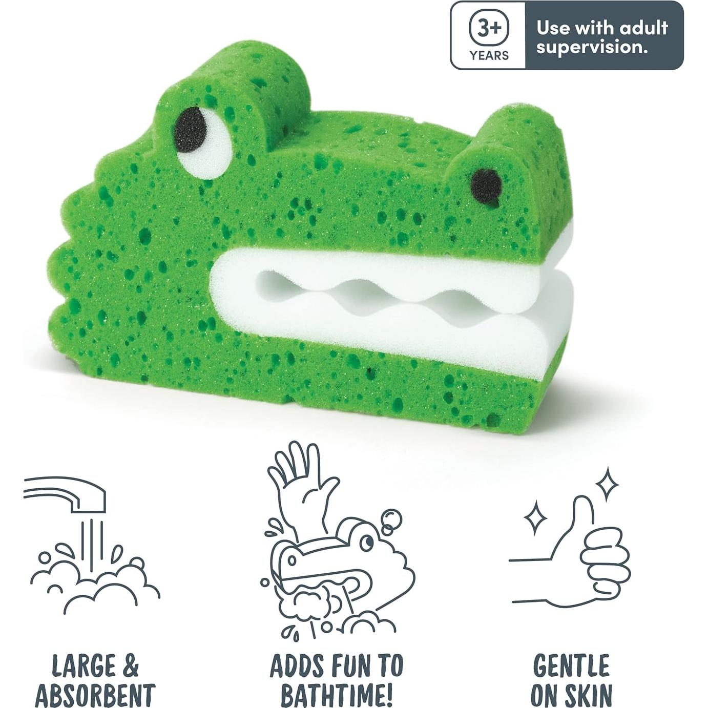 Esponja de Baño para Niños Fred Bath Biters Cocodrilo
