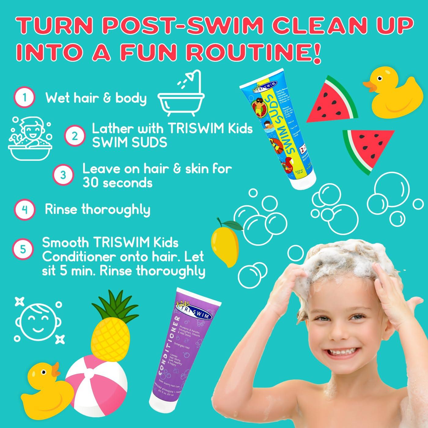 Set TRISWIM Kids: Champú y Acondicionador 2-en-1 250 ml